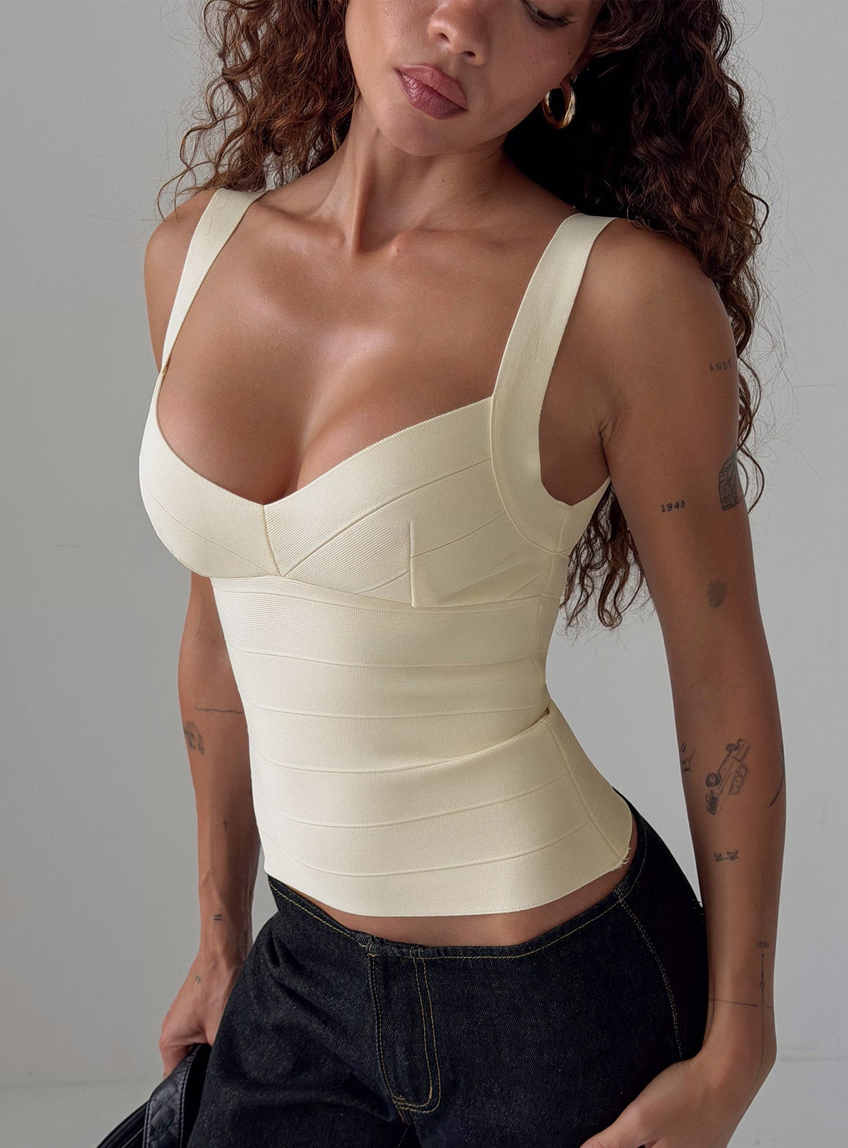 #NOVERA - Top Justina Crema Bandage -