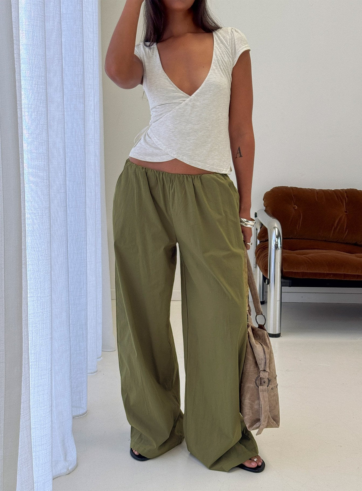 #NOVERA - Pantalón Lunea Caqui -