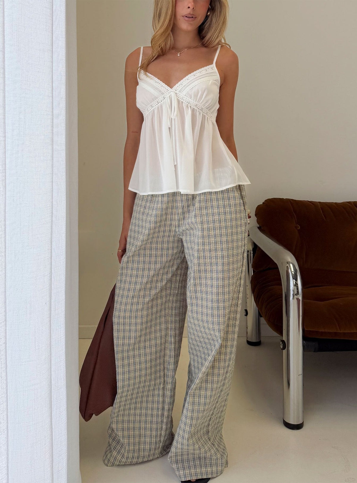 #NOVERA - Pantalón Lunea Multicolor de Cuadros -