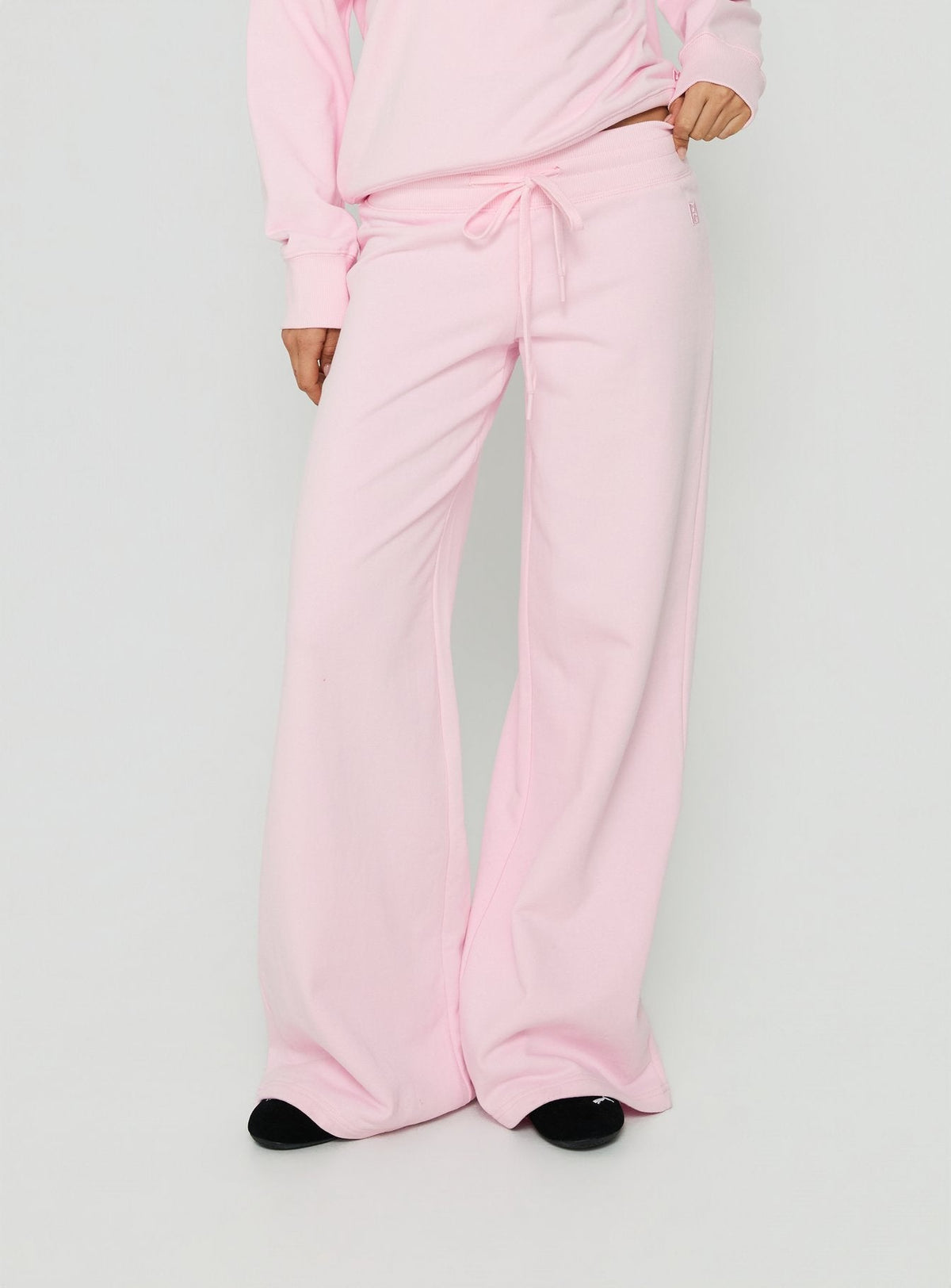 #NOVERA - Pantalón Dodie Rosa de Pierna Ancha -