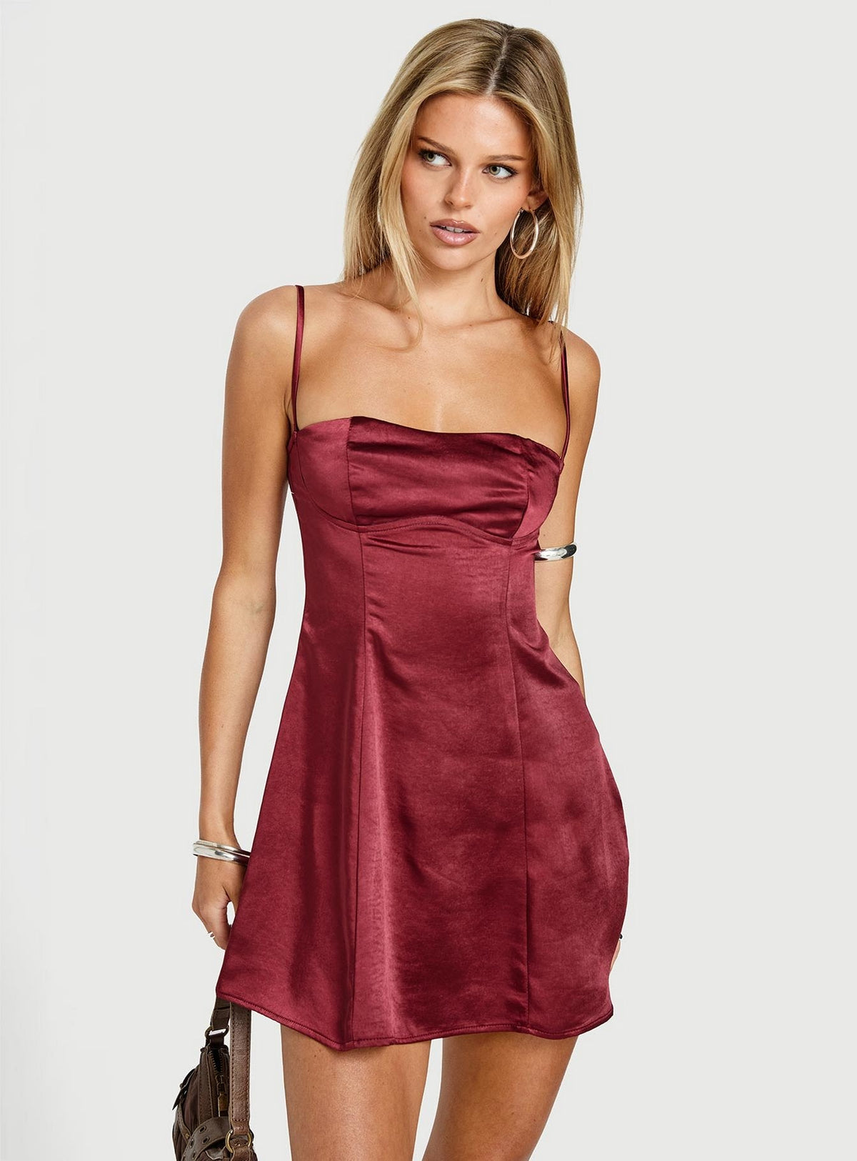 #NOVERA - Vestido Mini Écija Burdeos -