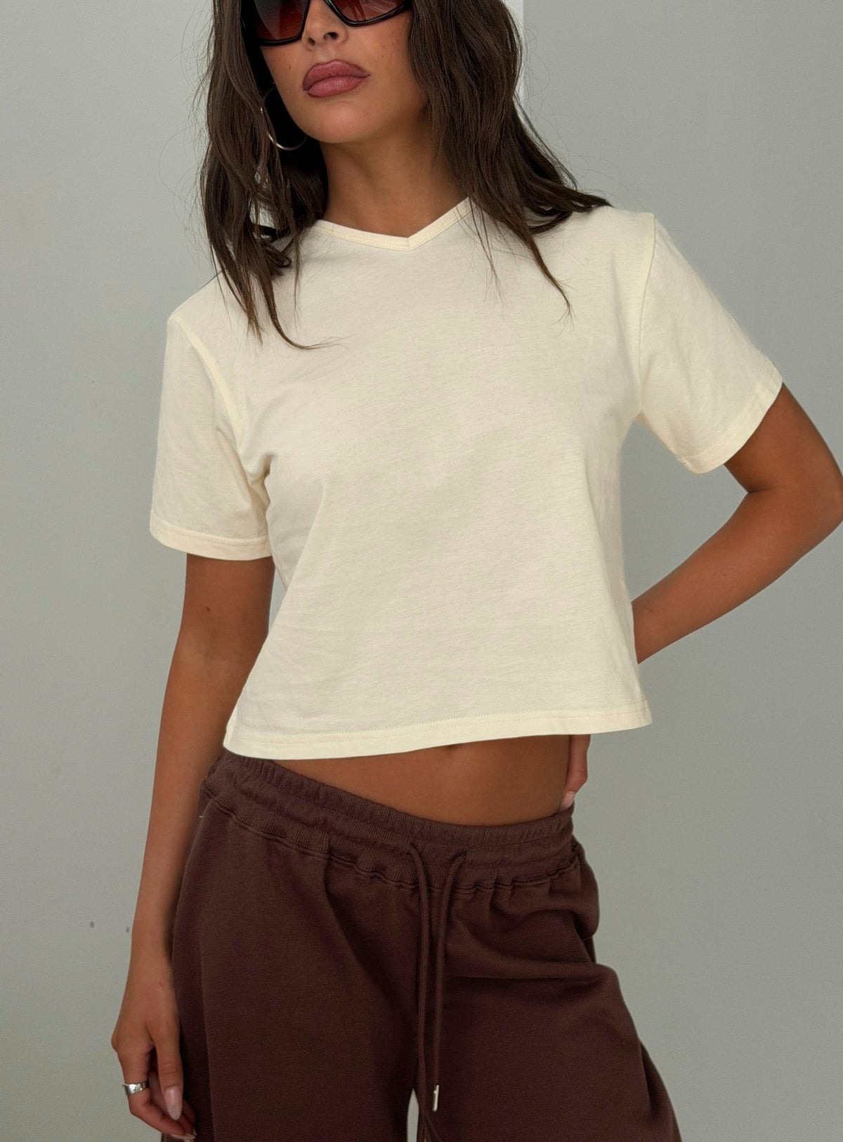#NOVERA - Camiseta Dealia Amarilla Holgada -