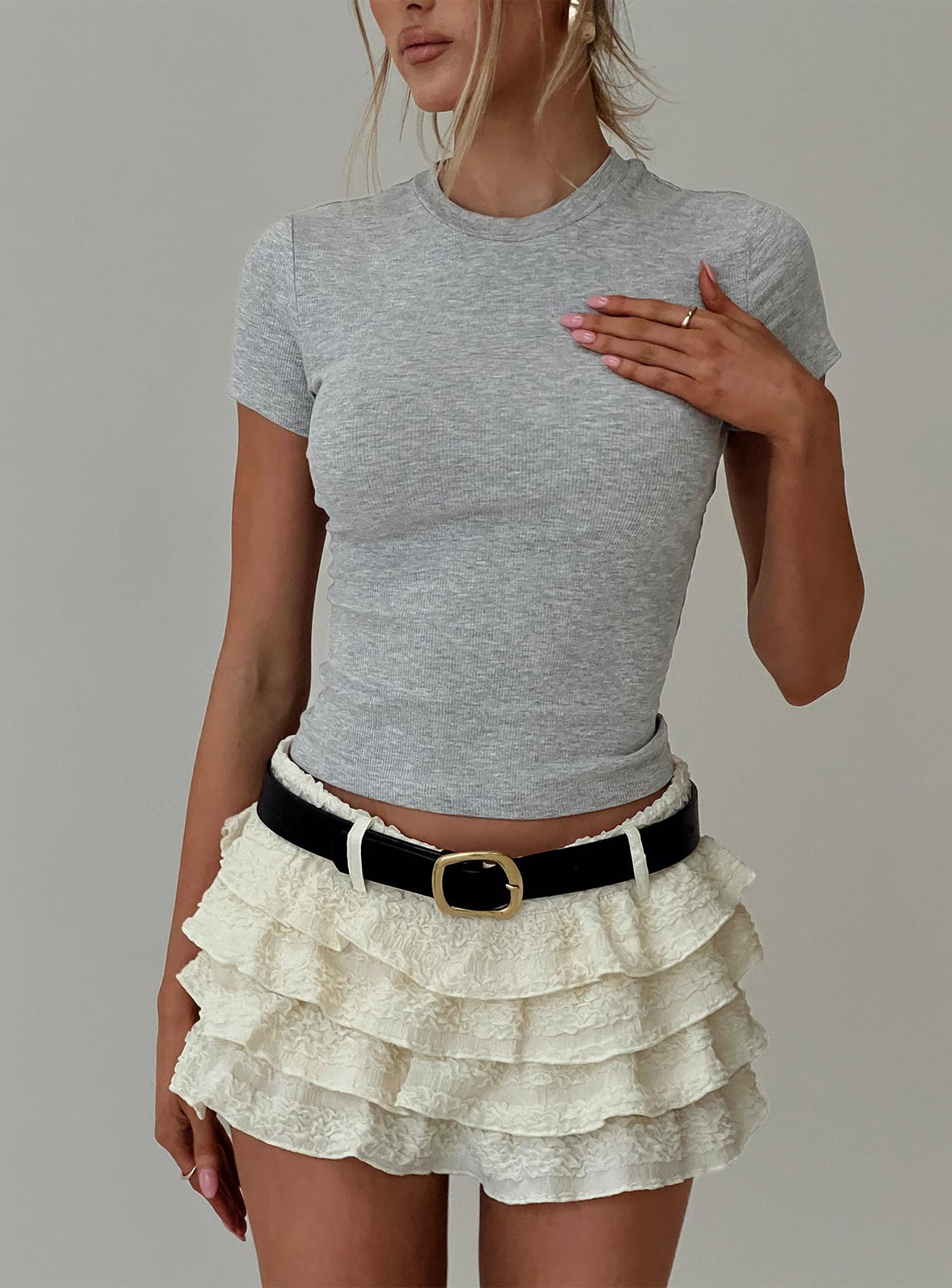 #NOVERA - Falda Pantalón Huesca Porcelana -