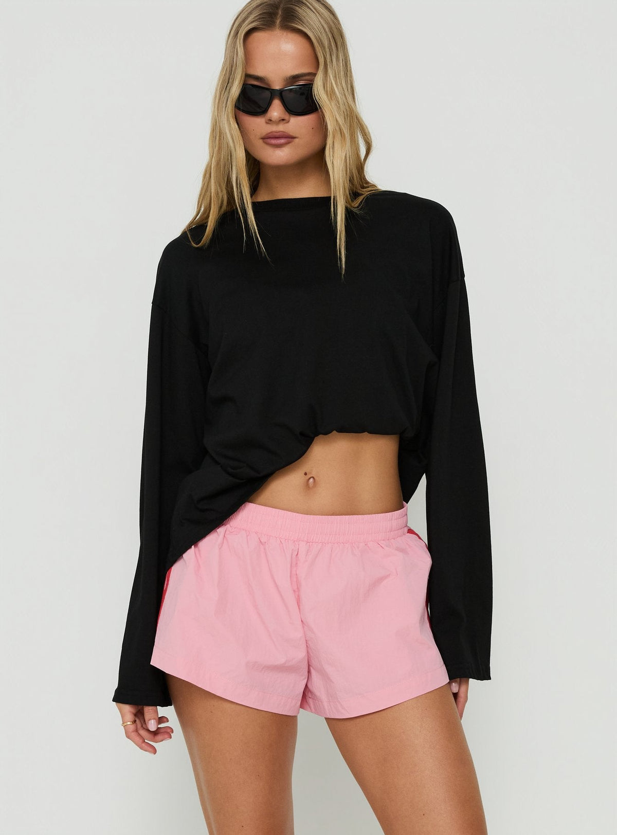 #NOVERA - Shorts Pilar Rosa y Rojos -