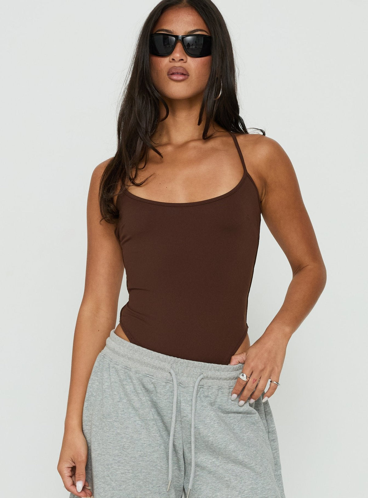 #NOVERA - Body Frigiliana Marrón -