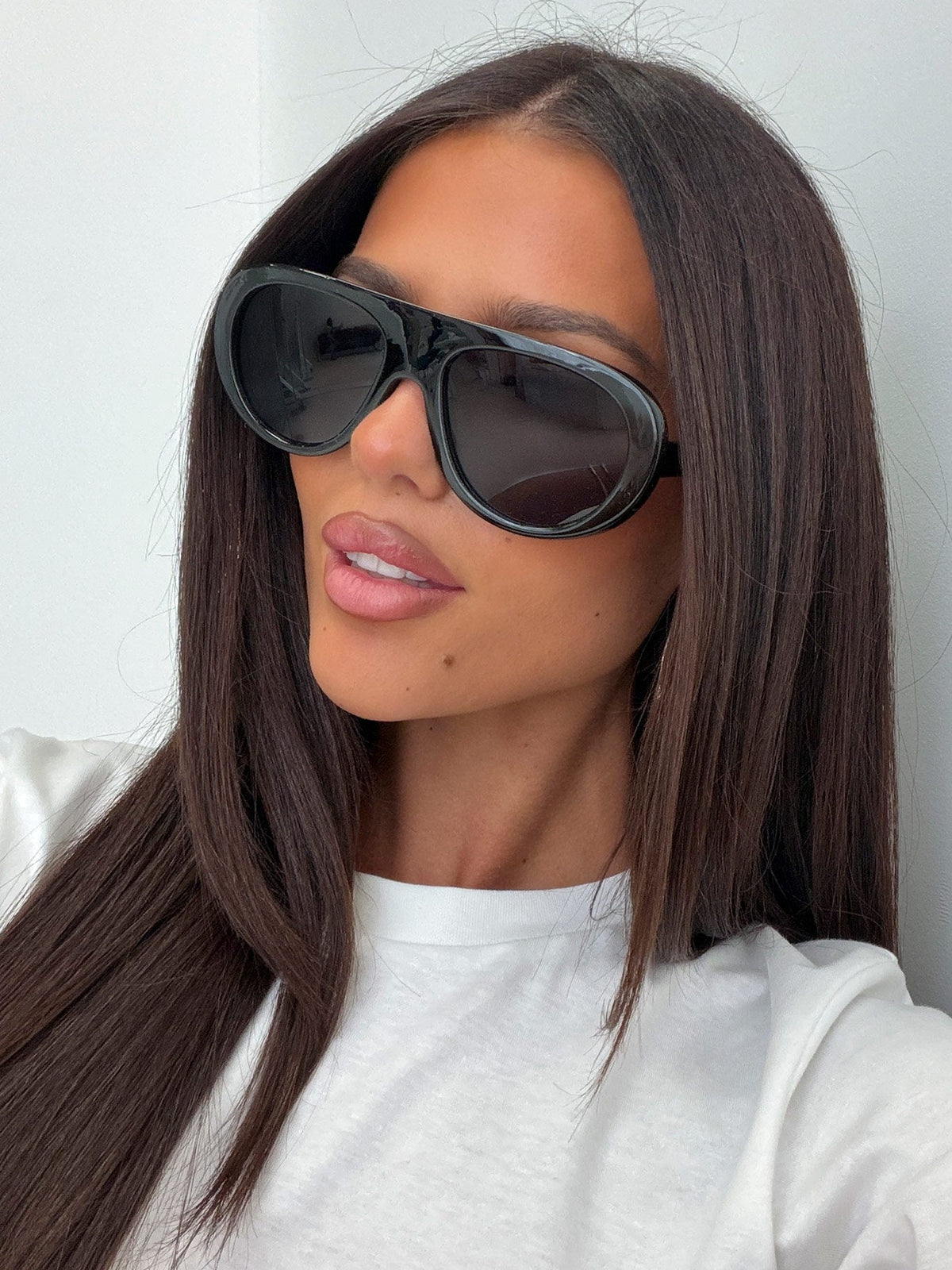 #NOVERA - Gafas de Sol Amorra Negras Oversize -