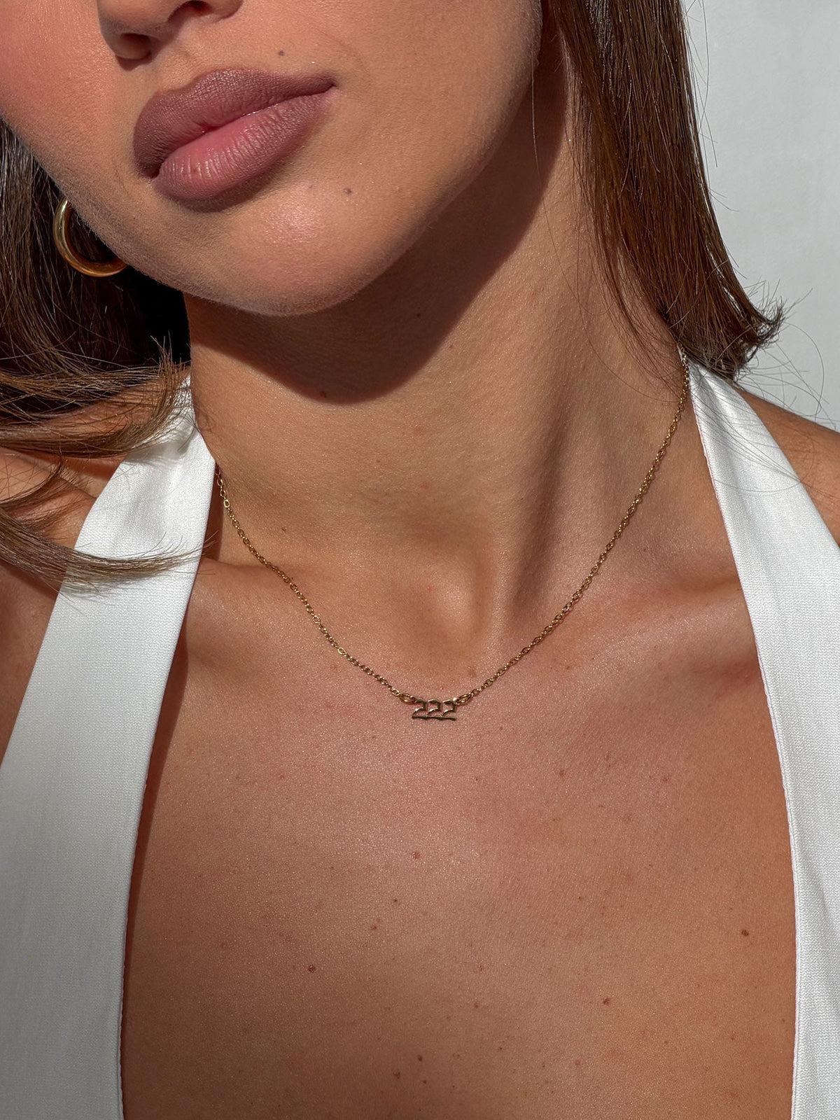 #NOVERA - Collar Angel Dorado Bañado en Oro -