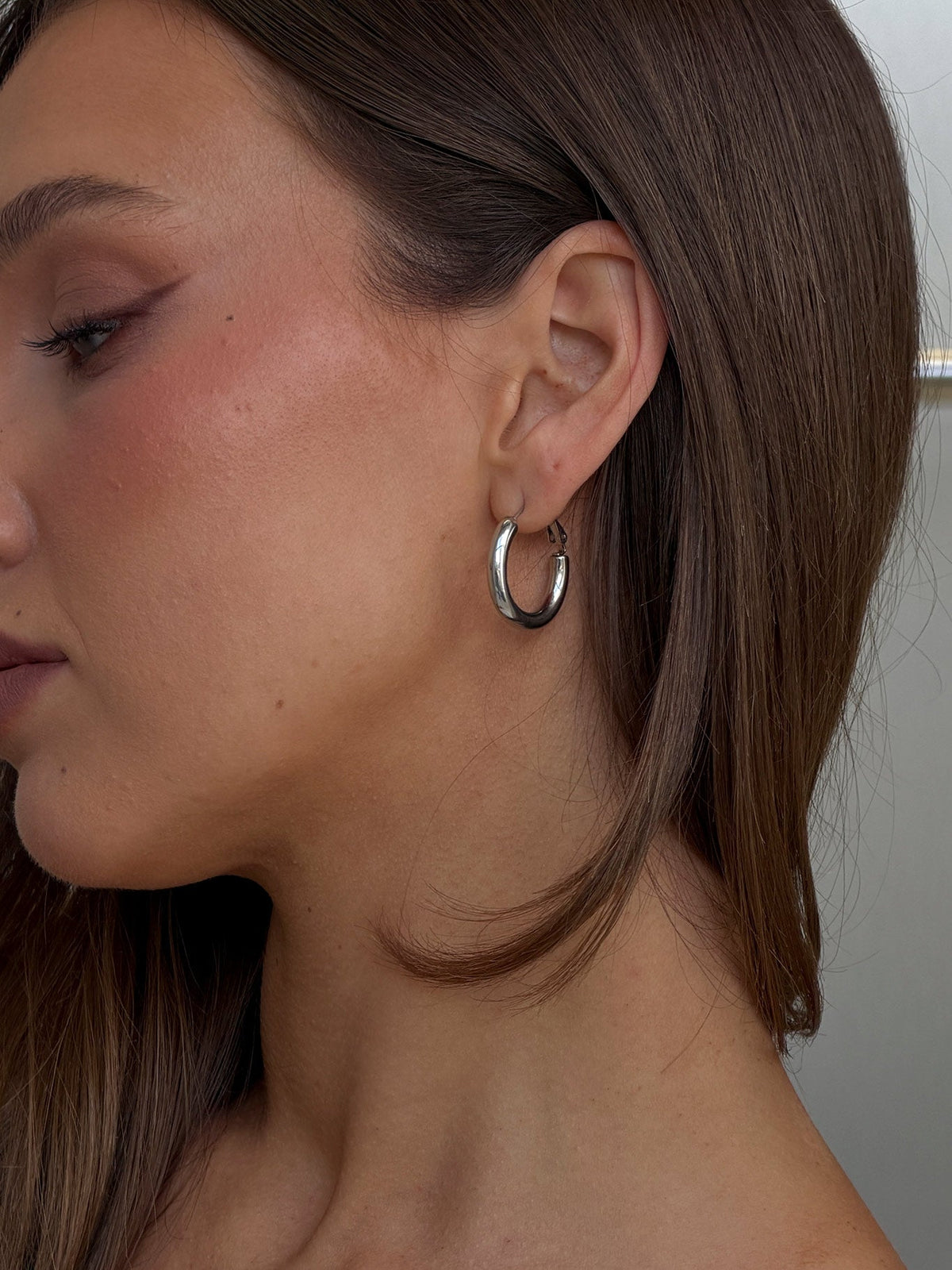 #NOVERA - Pendientes Tindra Plateados -