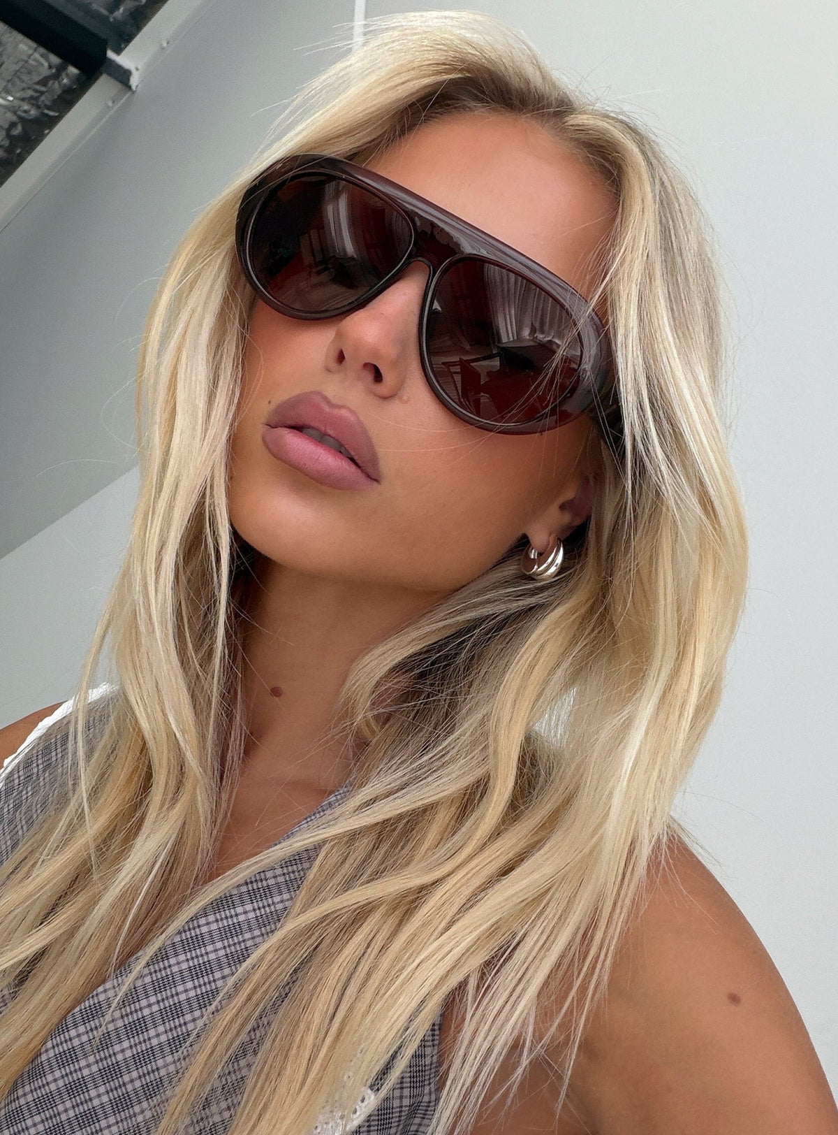 #NOVERA - Gafas de Sol Callissa Marrón Oversize -