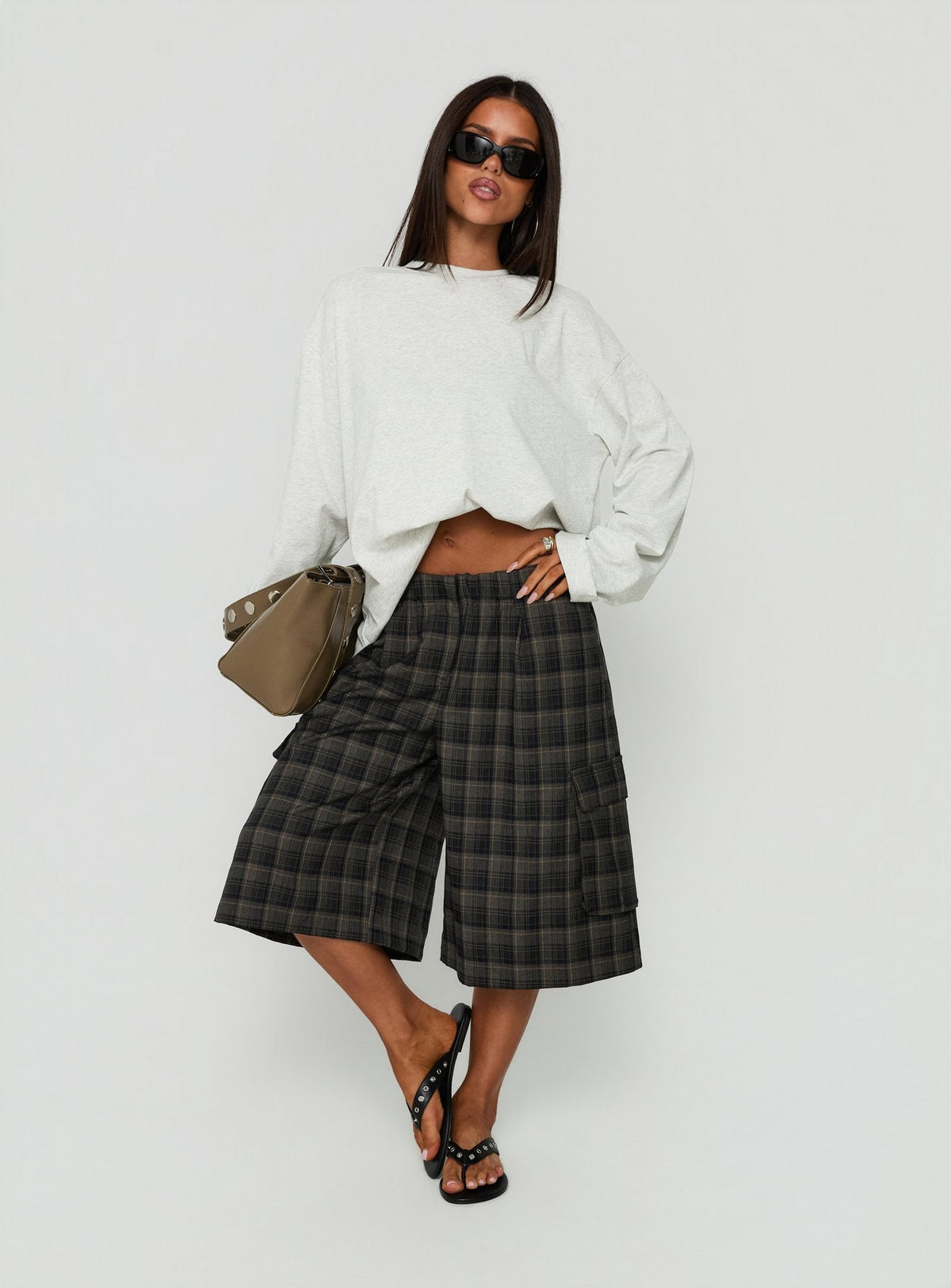 #NOVERA - Shorts Brenn Multicolor Baggy Largos -