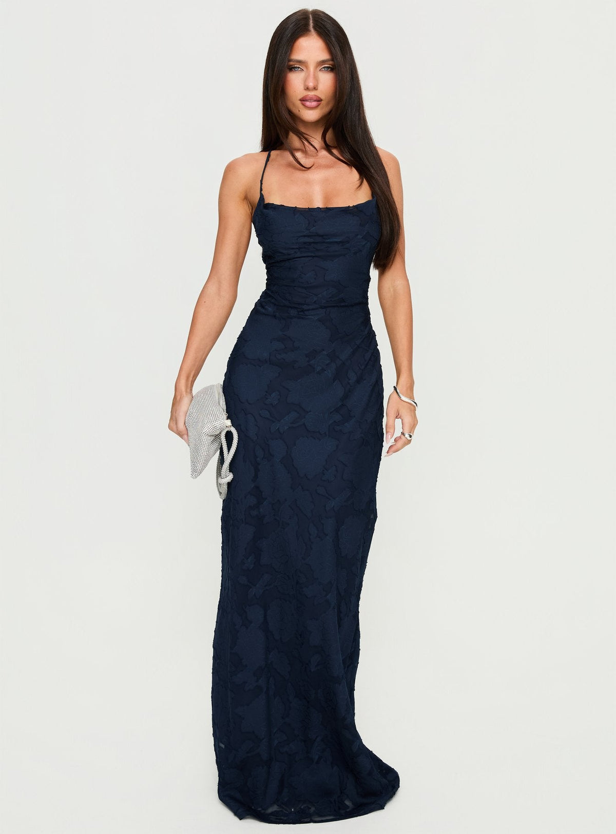 #NOVERA - Vestido Largo Celena Azul Marino -