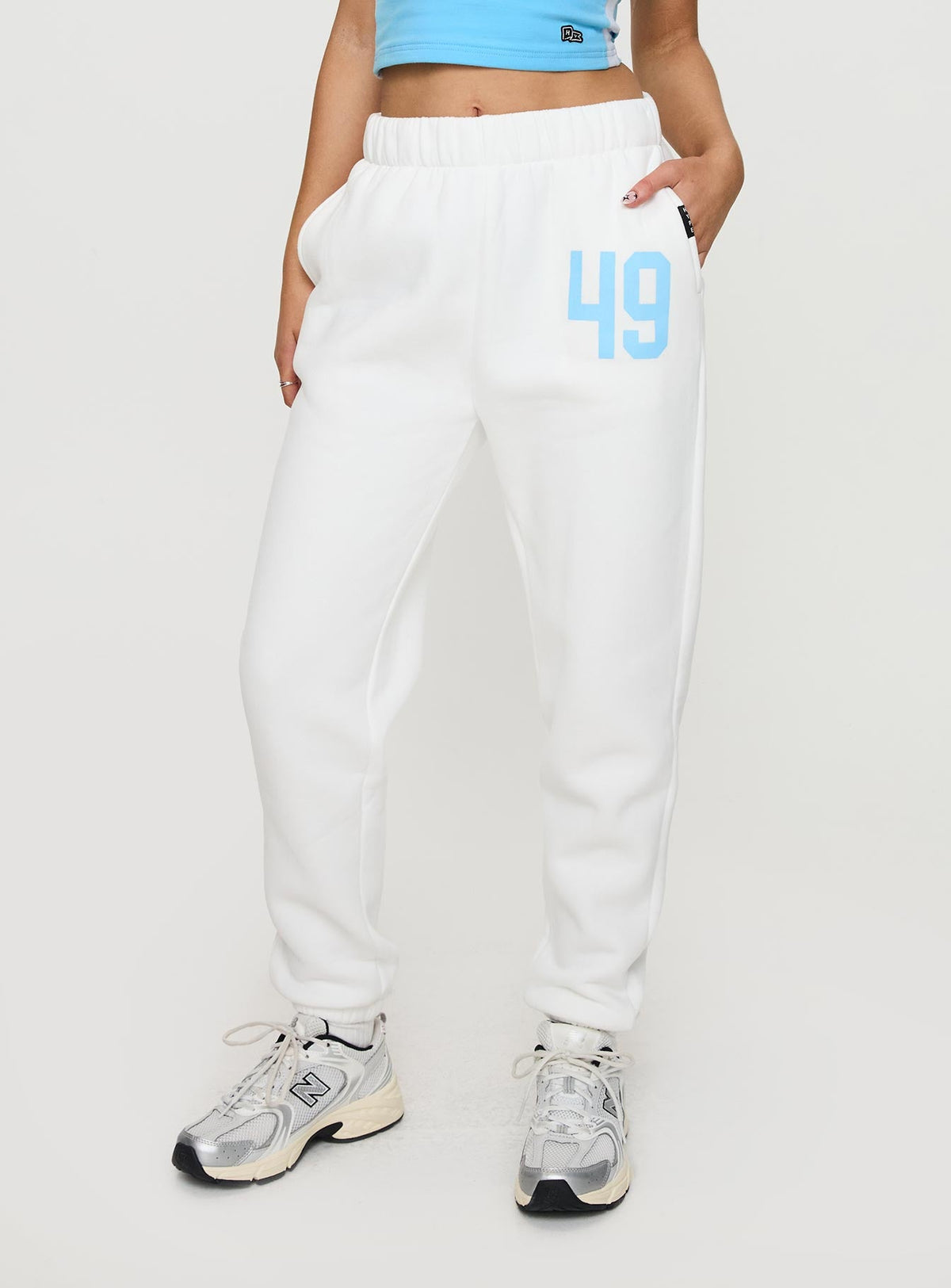 #NOVERA - Pantalón de Chándal Usd Blanco -