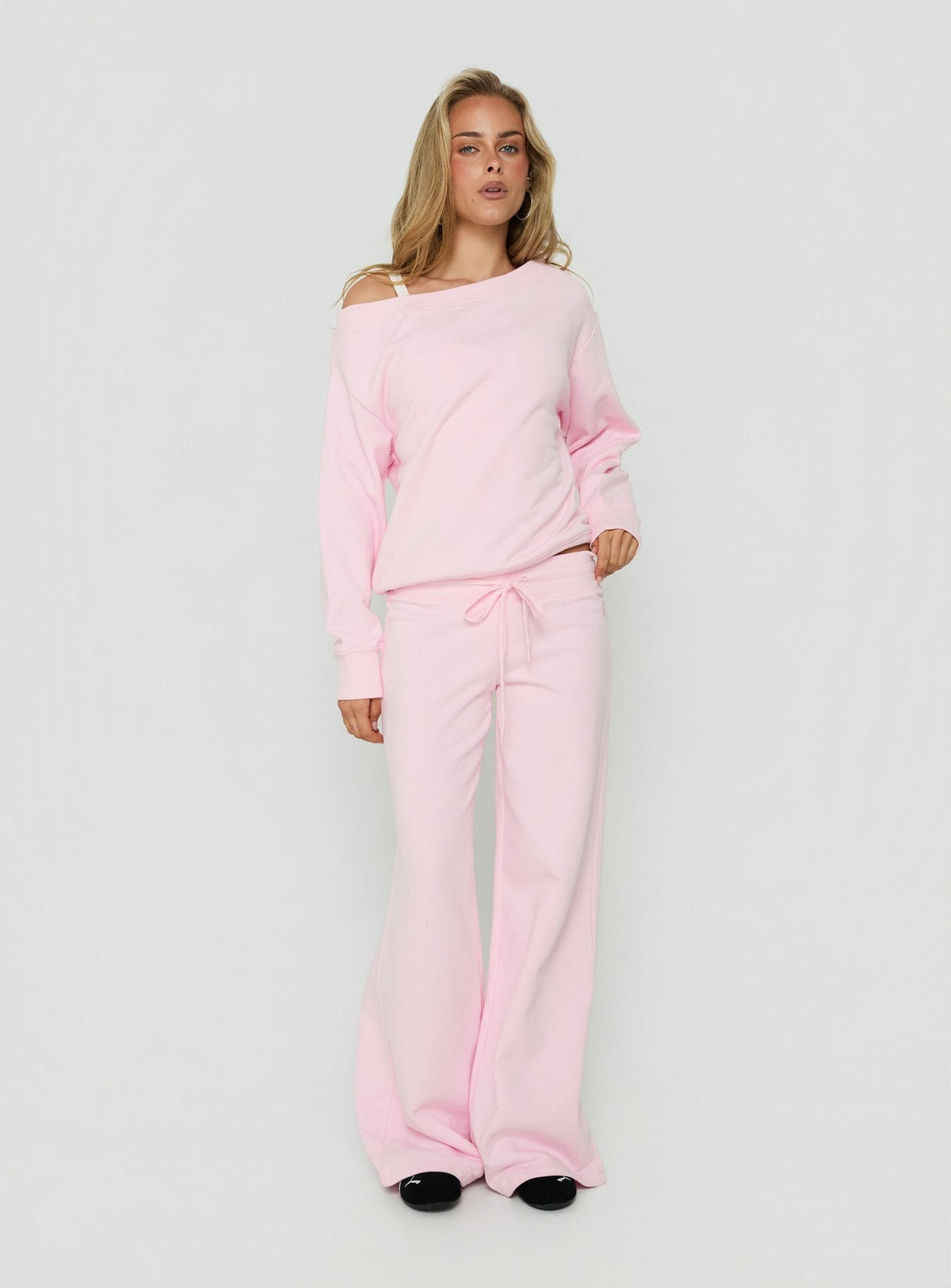 #NOVERA - Jersey Adela Rosa con Hombros Descubiertos -