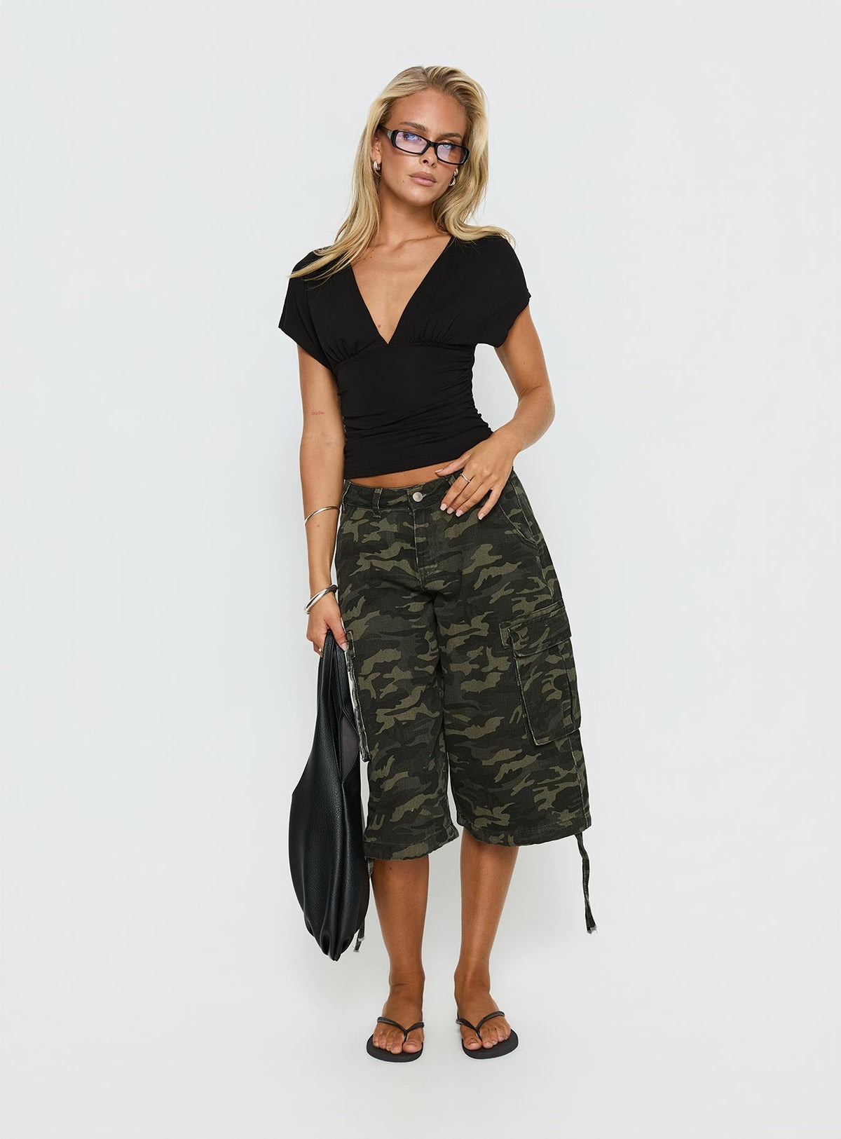 #NOVERA - Shorts Hudsen Camuflaje Largos Cargo II -