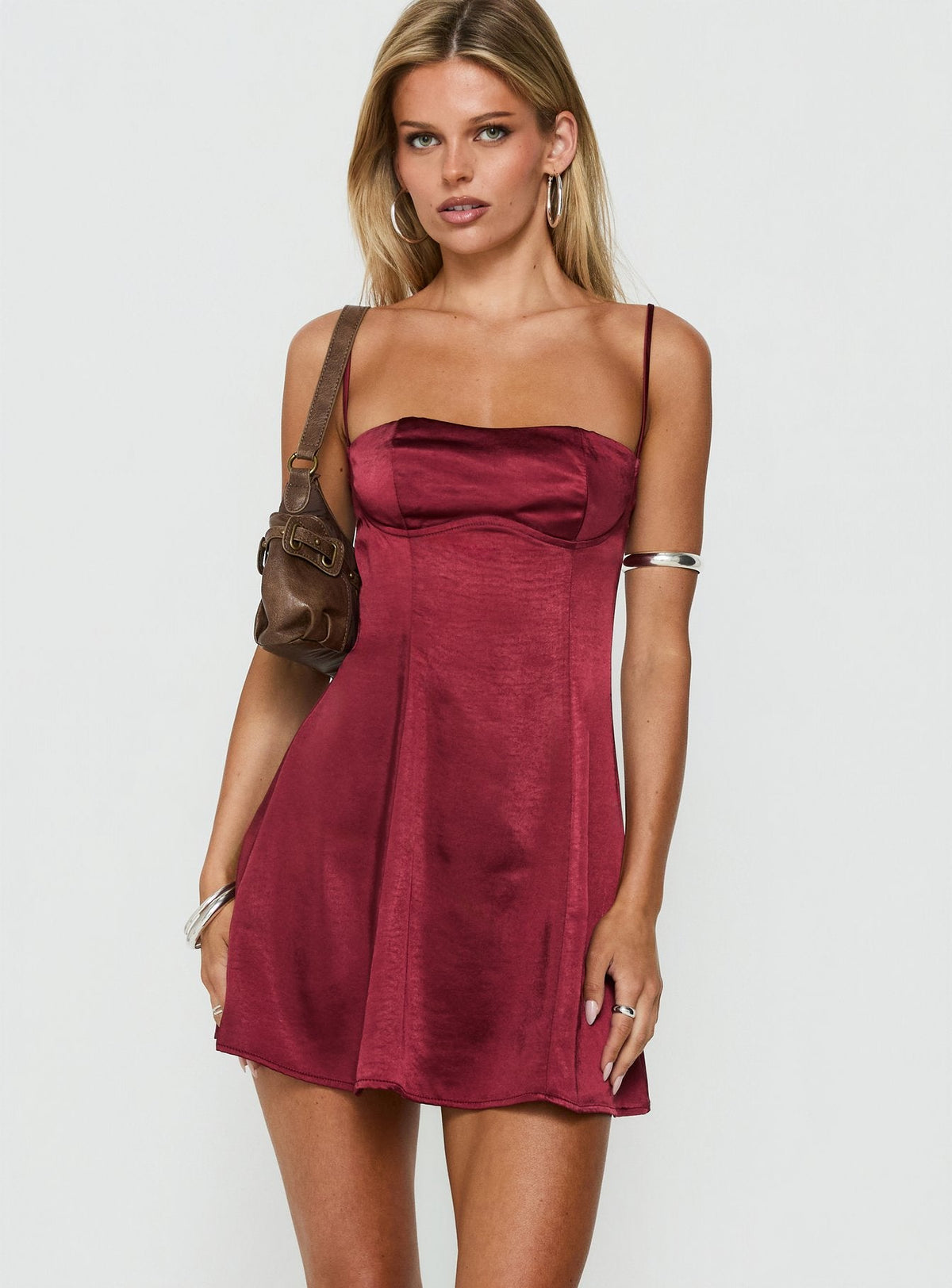 #NOVERA - Vestido Mini Écija Burdeos -