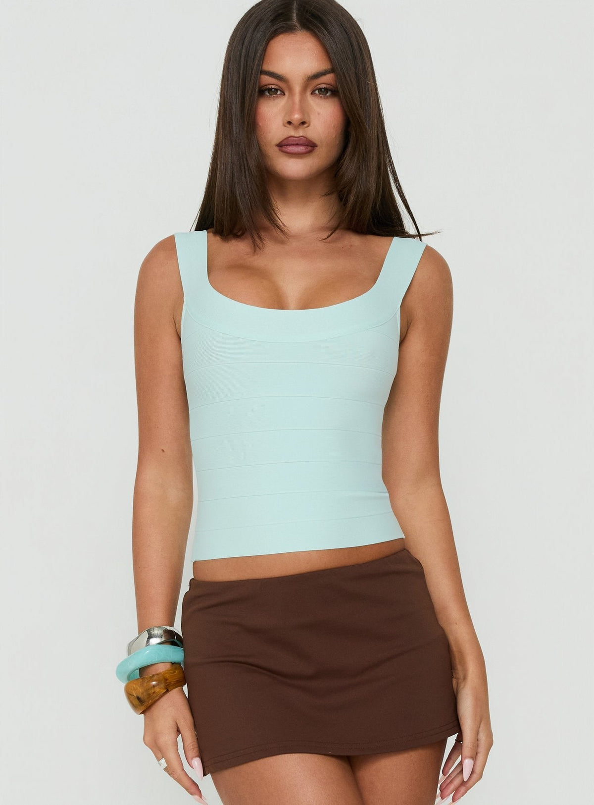 #NOVERA - Top Jourdan Azul Bandage -