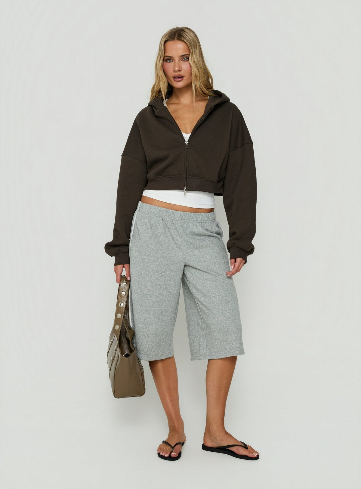 #NOVERA - Sudadera con Capucha Zellah Gris Hierro -
