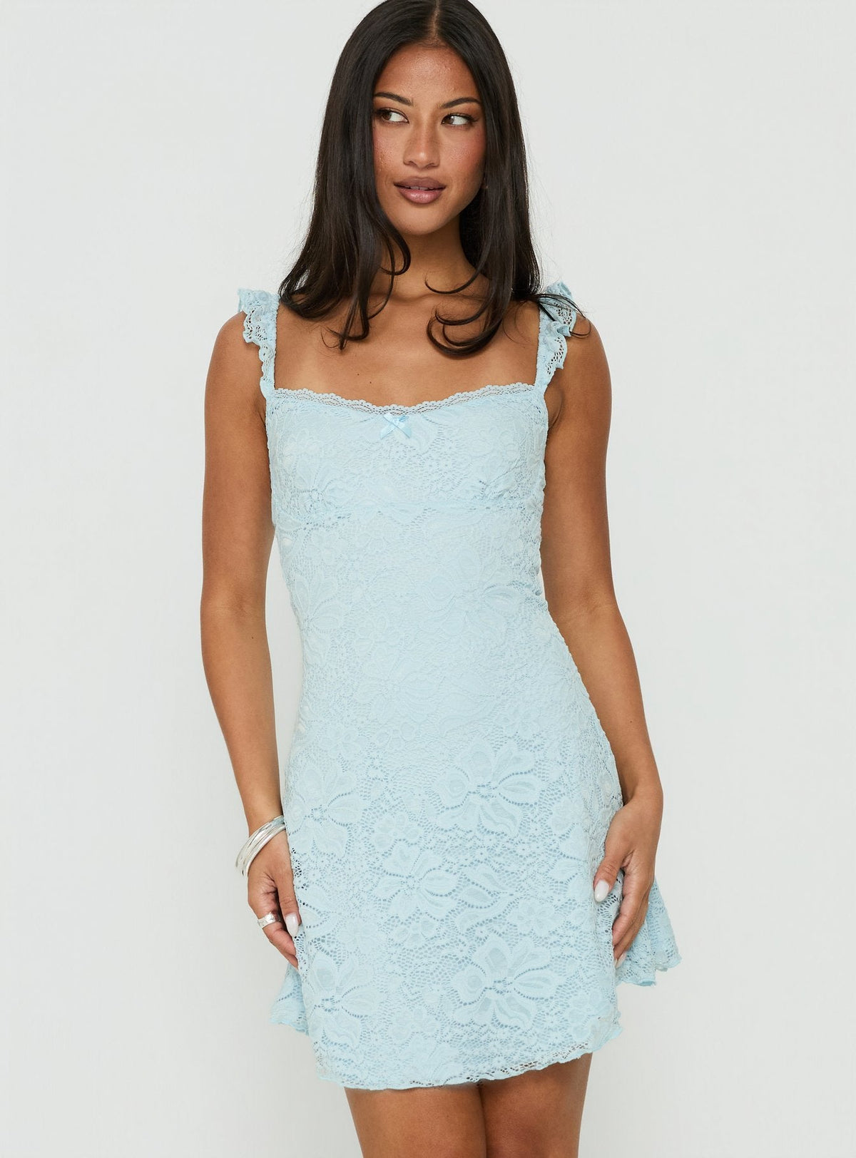 #NOVERA - Vestido Mini Beacall Azul -