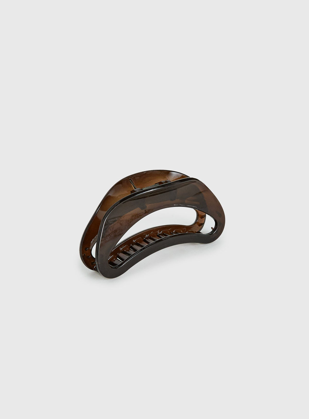 #NOVERA - Pinza Remedios Chocolate Transparente -
