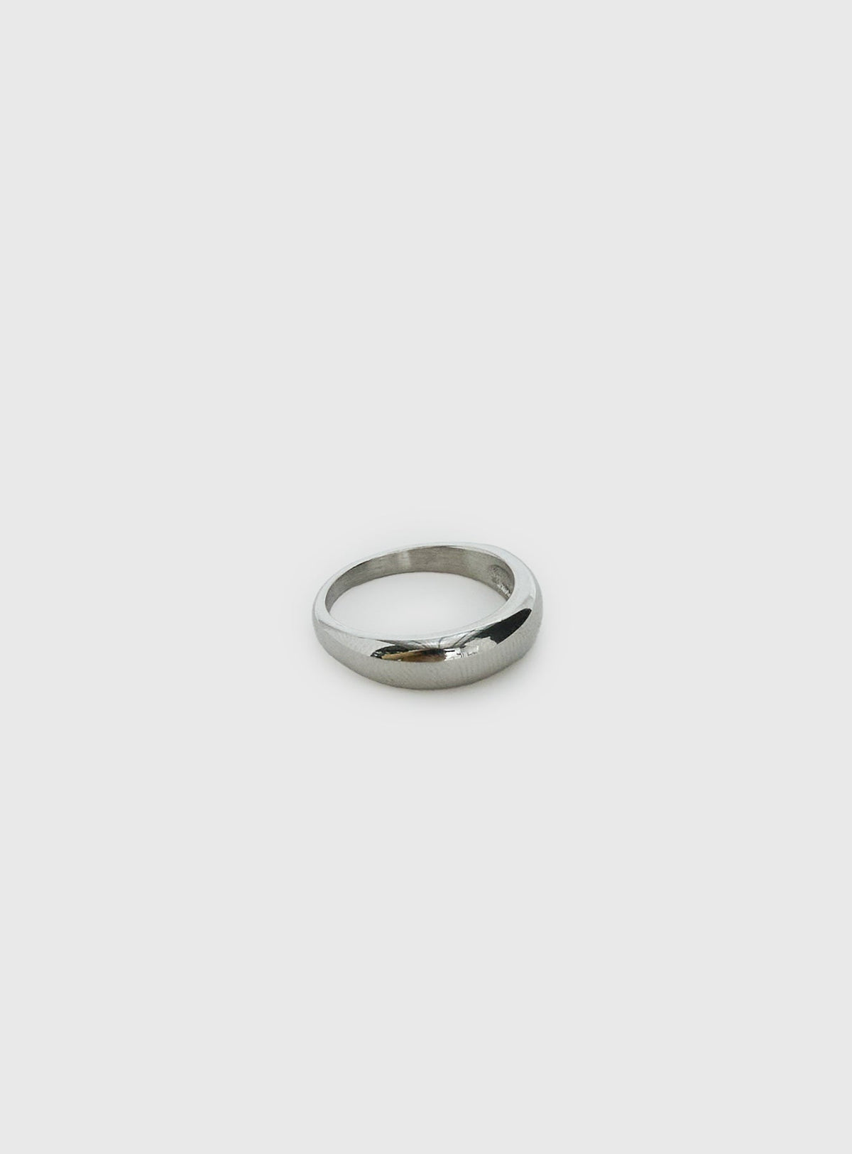 #NOVERA - Anillo Karensa Plateado de Acero Inoxidable -