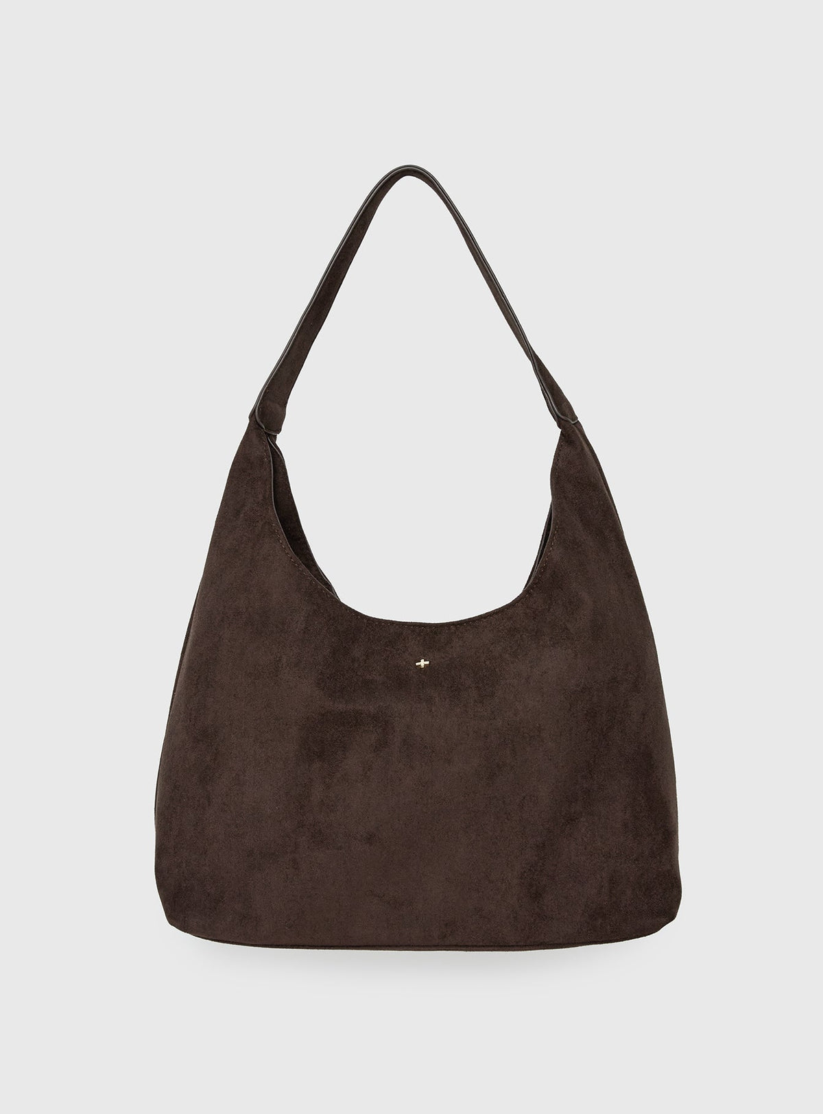 #NOVERA - Bolso Peta Jami Chocolate de Ante Sintético -