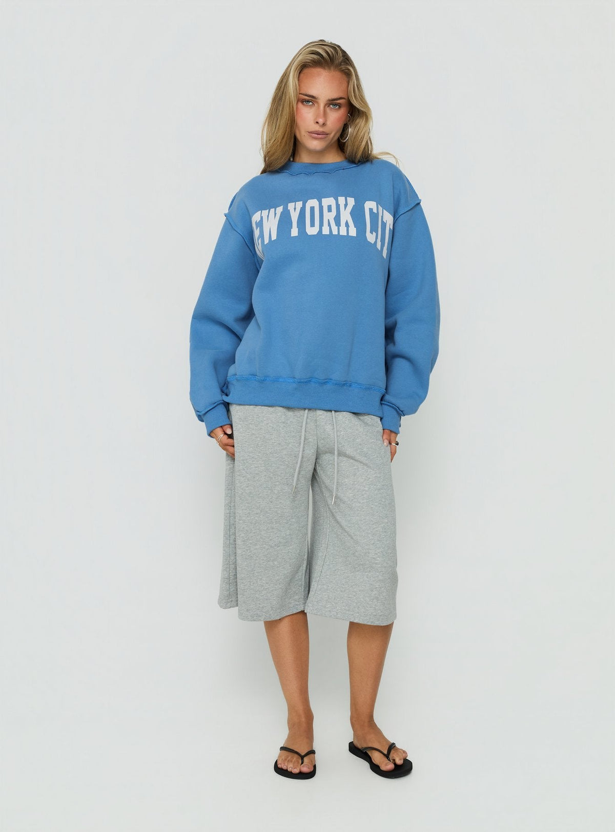 #NOVERA - Jersey York Azul Oversize -