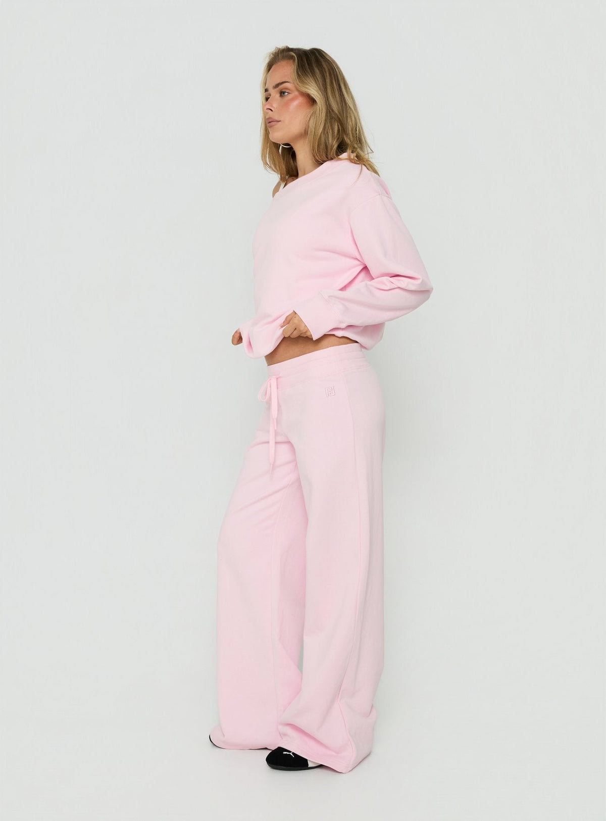 #NOVERA - Pantalón Dodie Rosa de Pierna Ancha -