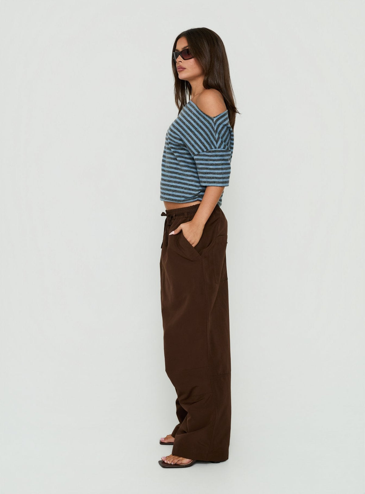 #NOVERA - Pantalón Signora Chocolate -