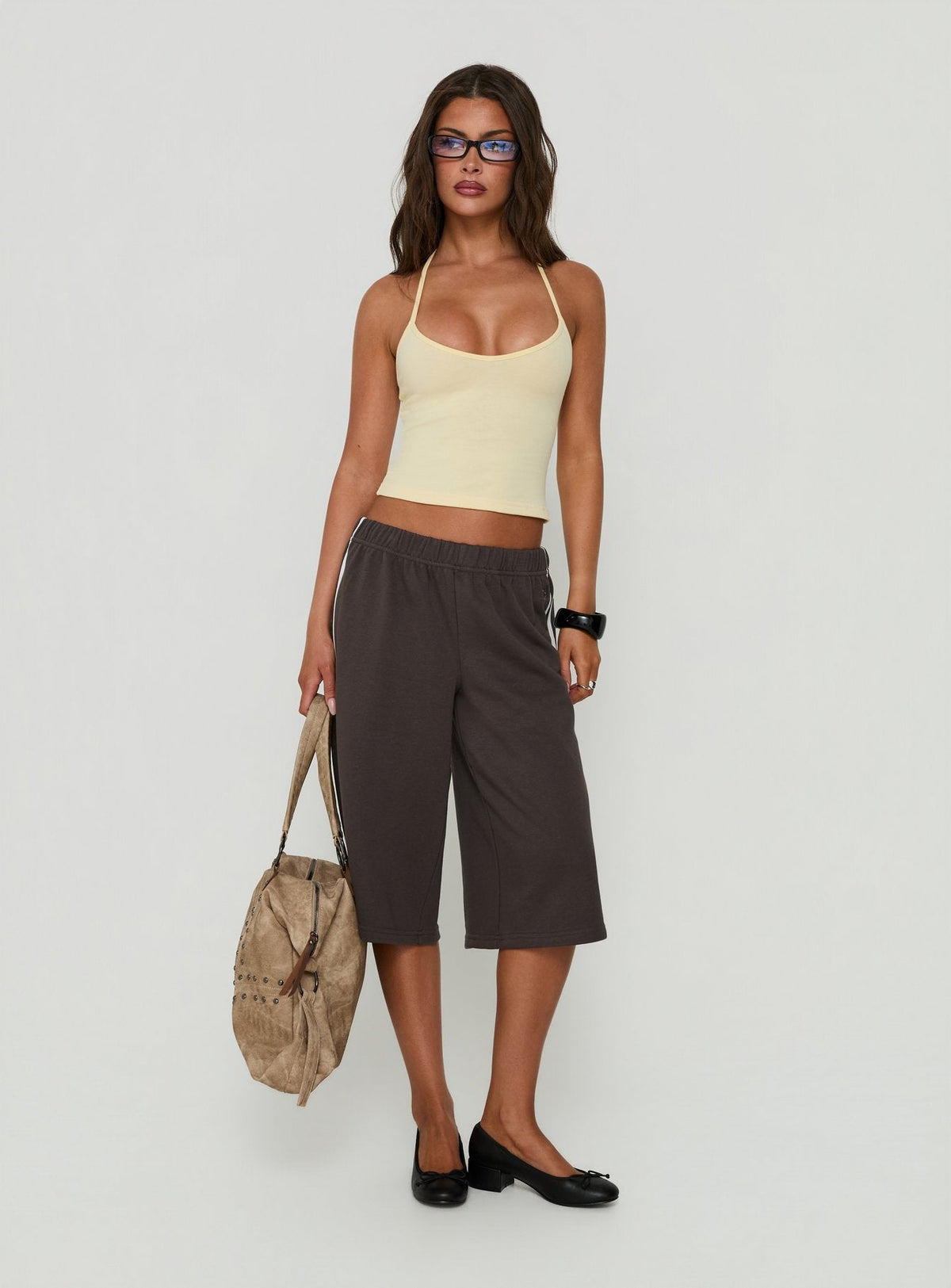 #NOVERA - Top Cecilly Amarillo Espalda Nadadora -