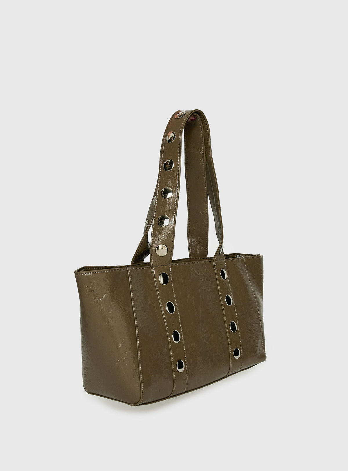 #NOVERA - Bolso de Hombro Marisol Caqui Bordado -