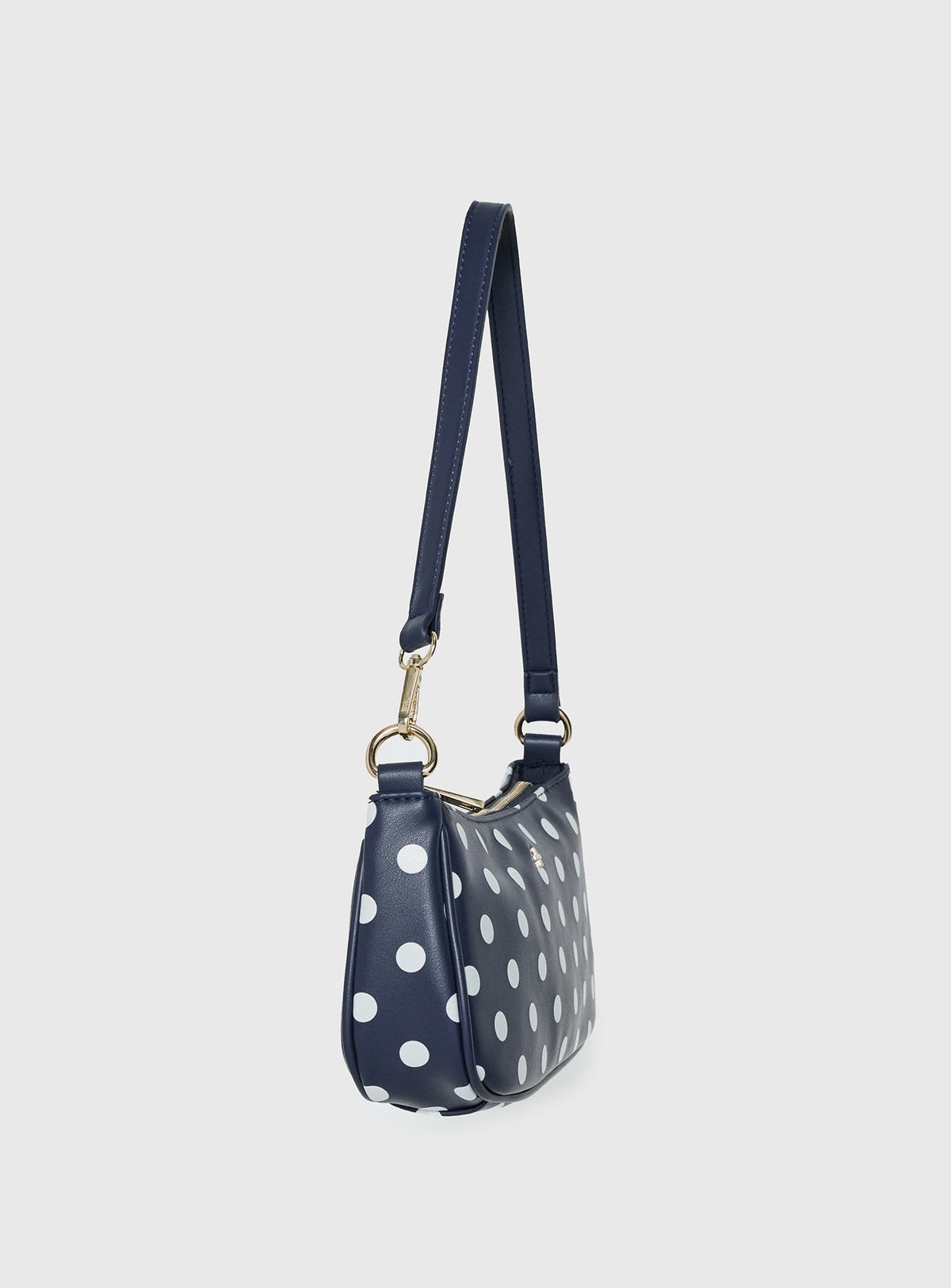 #NOVERA - Bolso Peta Piper Azul Marino de Lunares -