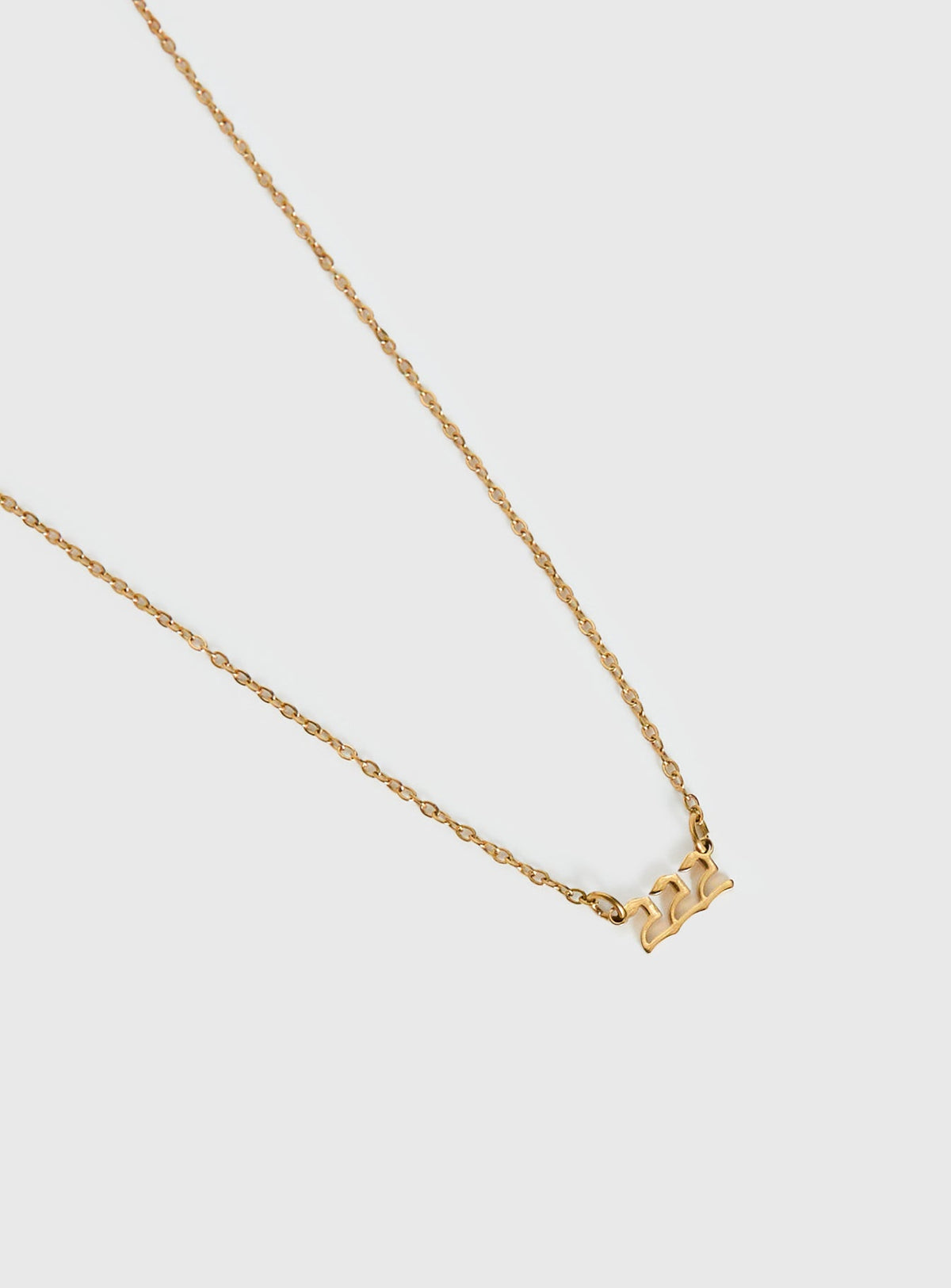 #NOVERA - Collar Angel Dorado Bañado en Oro -