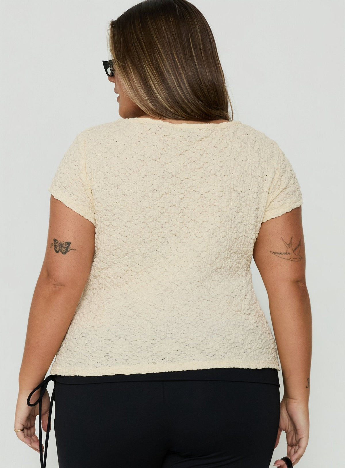 #NOVERA - Top Rowann Amarillo Mantequilla Amarillo Talla Grande -