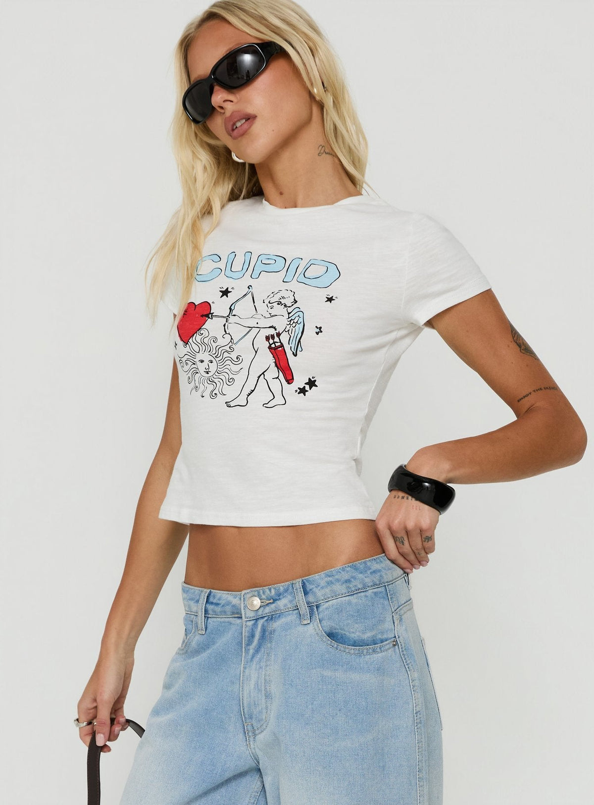 #NOVERA - Camiseta Soria Blanca Estampada -