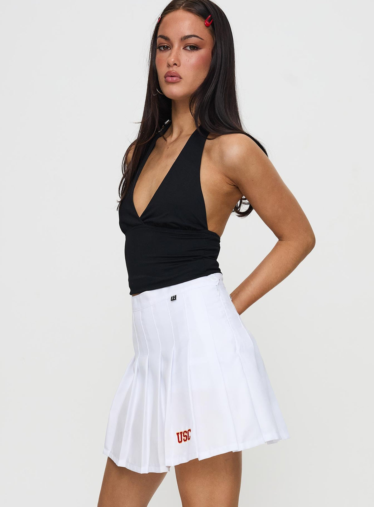 #NOVERA - Falda Pantalón Claudia Blanca -