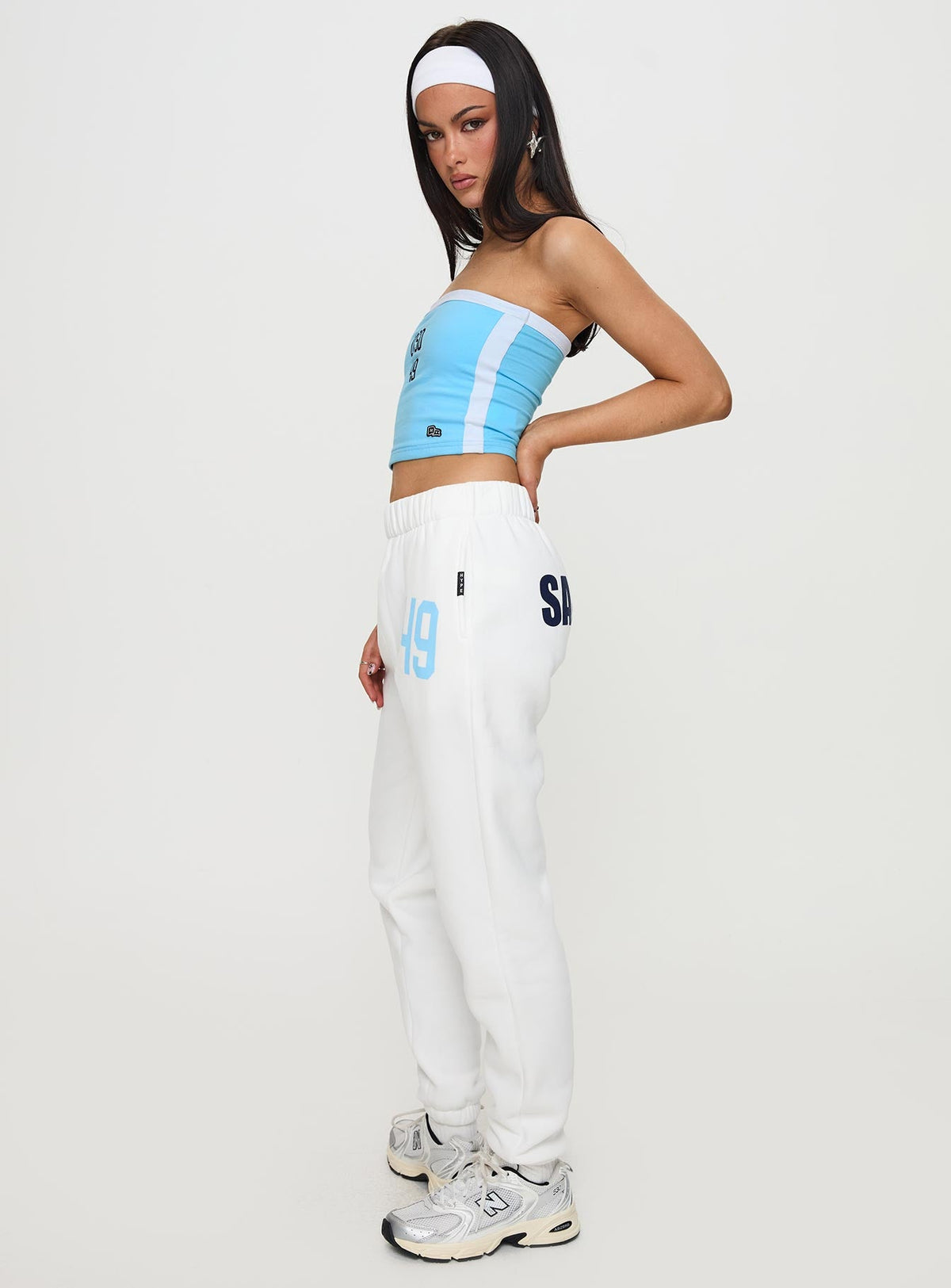 #NOVERA - Pantalón de Chándal Usd Blanco -