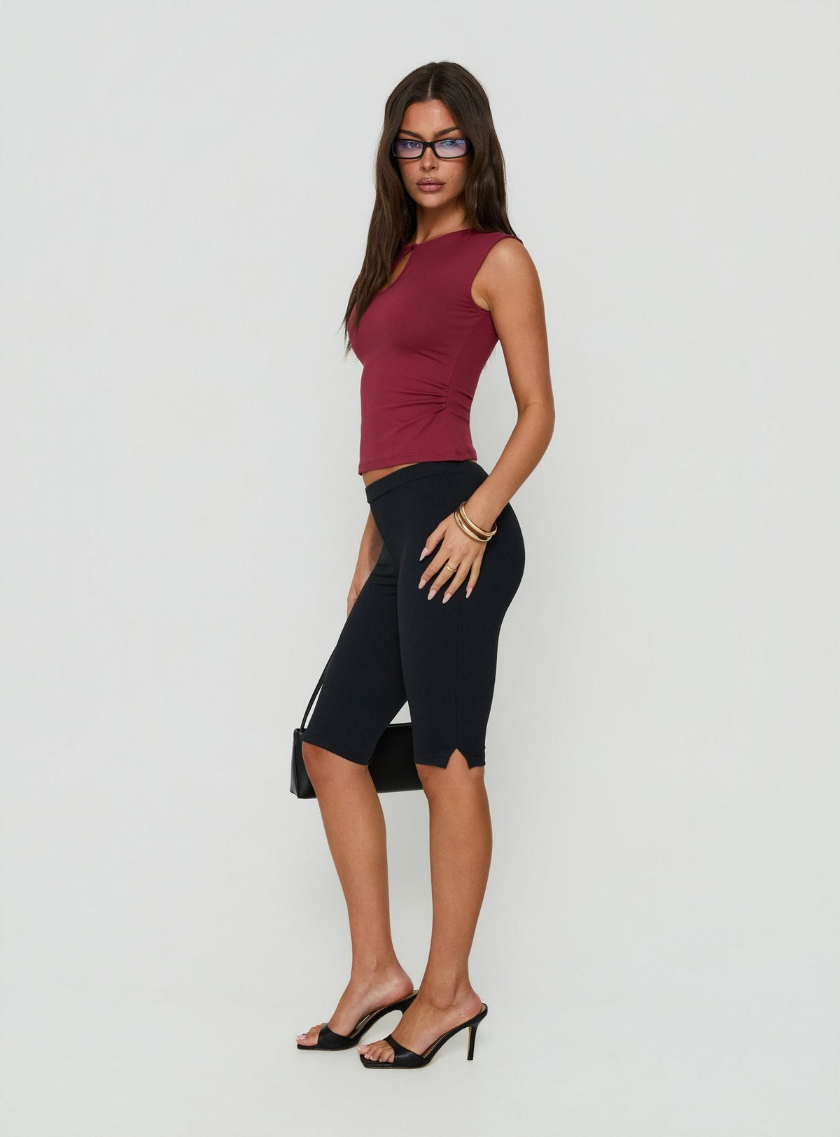 #NOVERA - Pantalón Capri Define Negro -