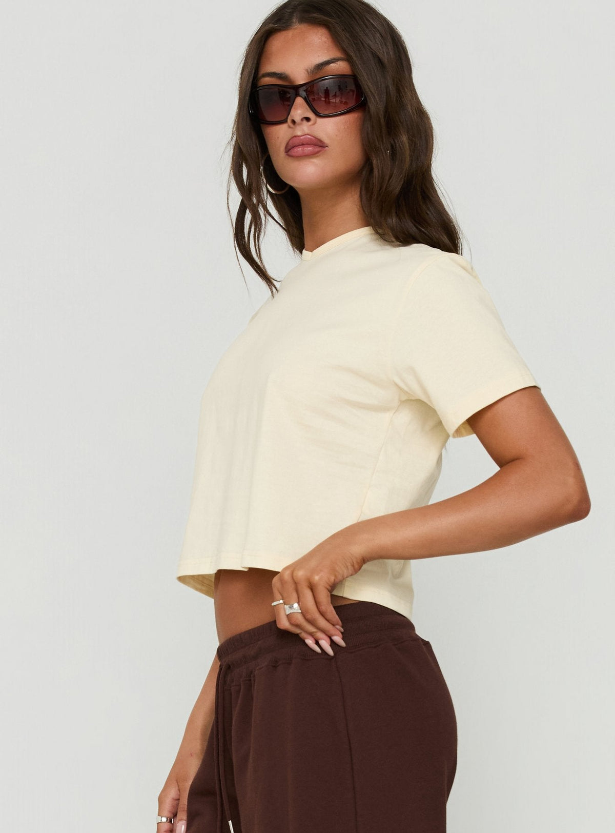 #NOVERA - Camiseta Dealia Amarilla Holgada -