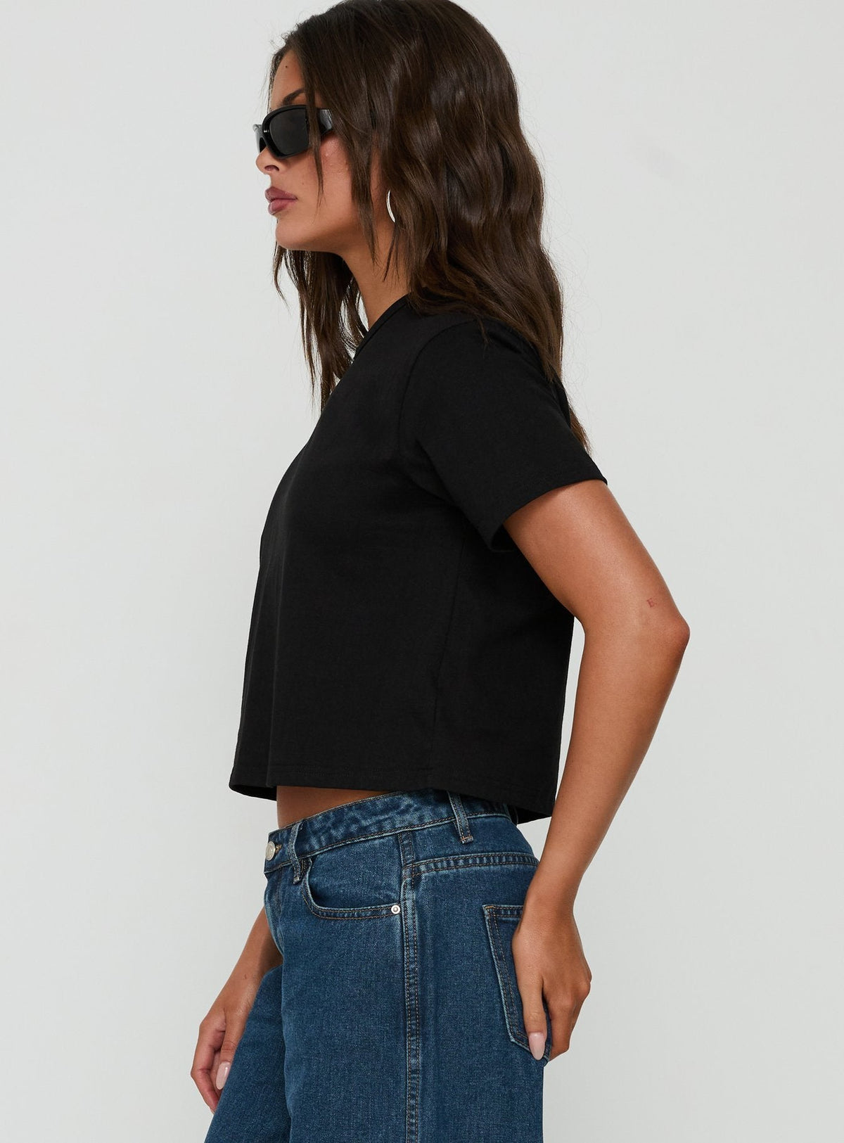 #NOVERA - Camiseta Dealia Negra Holgada -