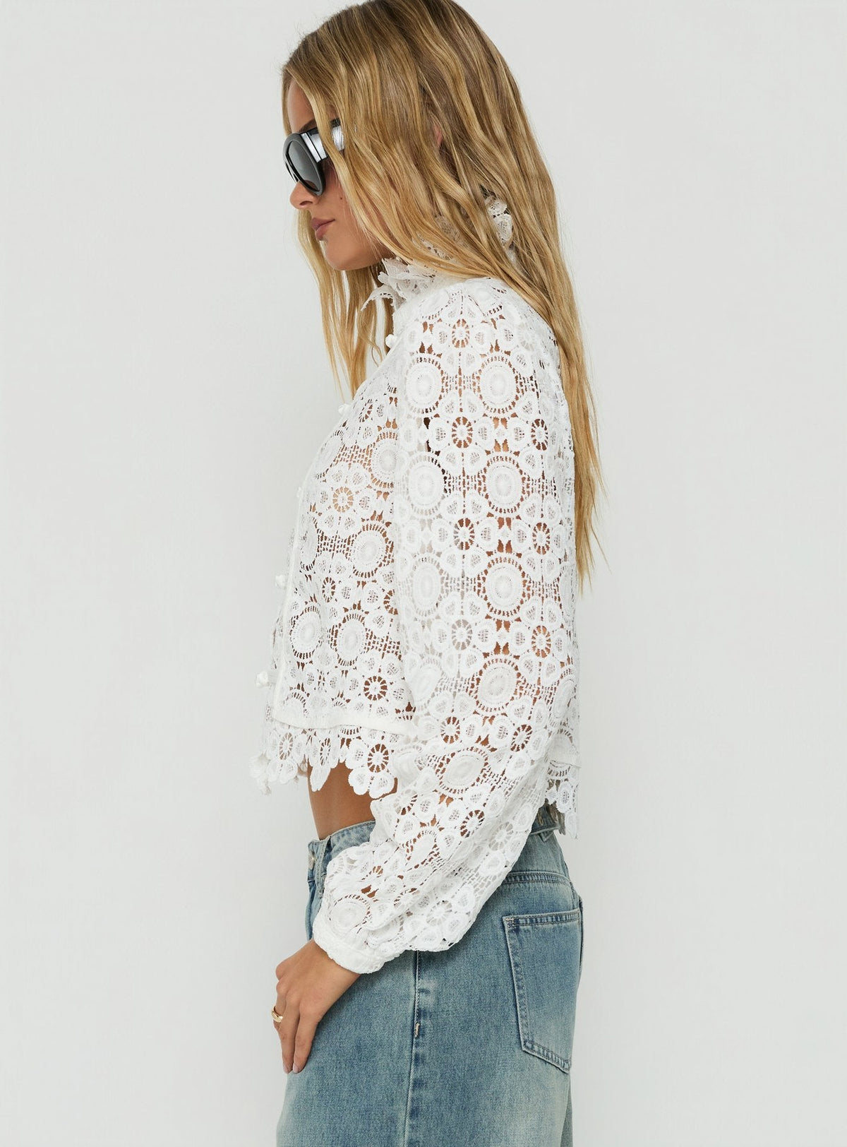 #NOVERA - Blusa Almería Porcelana -