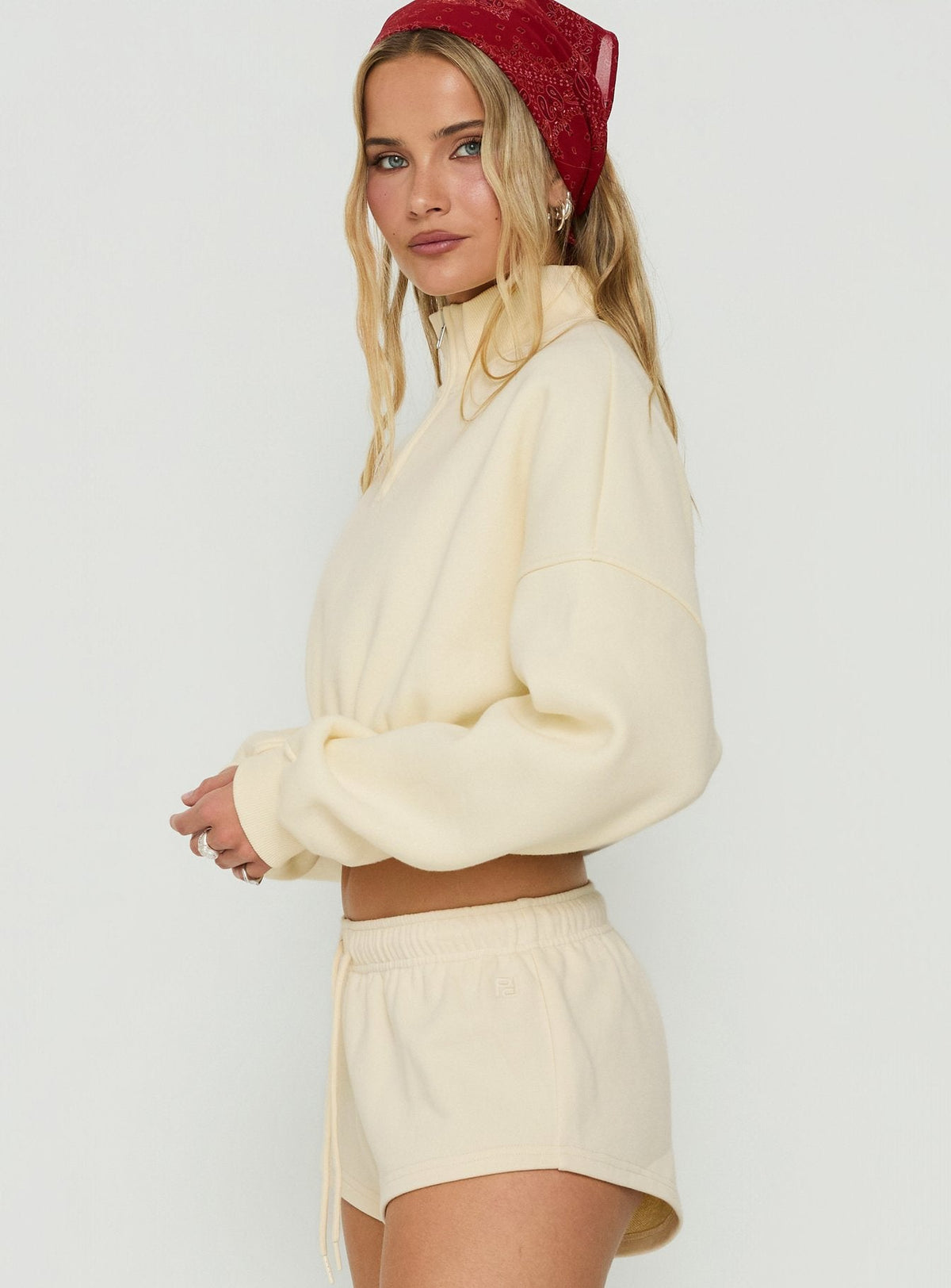 #NOVERA - Jersey Astridd Crema Tobillero Crop -