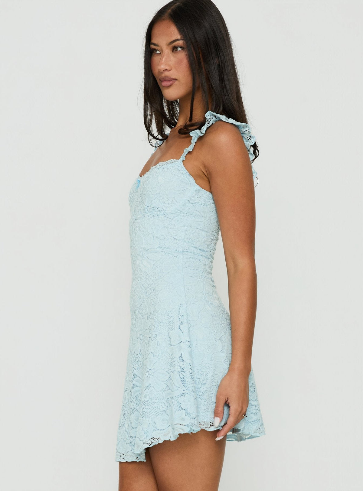 #NOVERA - Vestido Mini Beacall Azul -