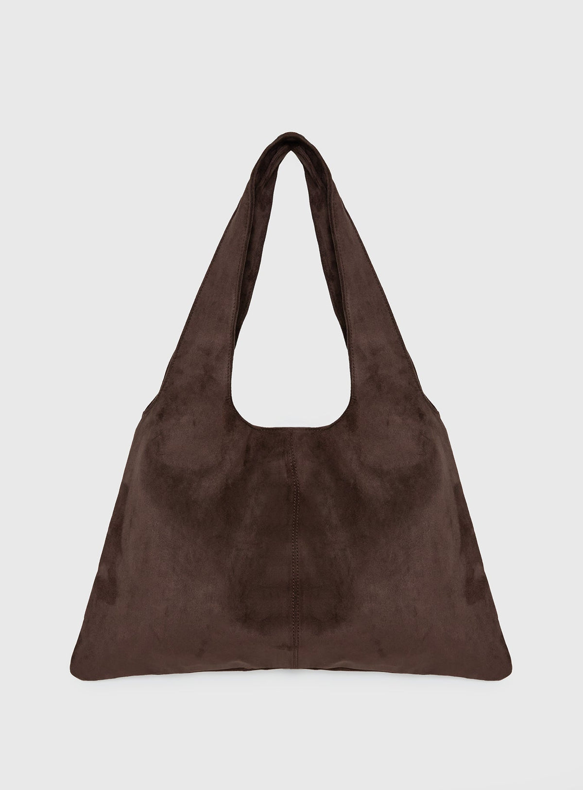 #NOVERA - Bolso Mijas Chocolate con Tachuelas de Ante Sintético -
