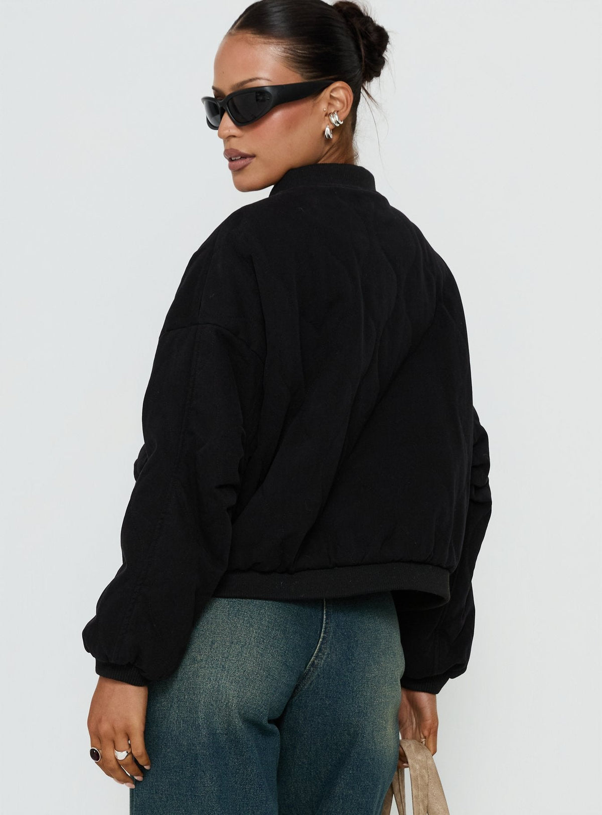 #NOVERA - Chaqueta Alba Negra Acolchada -