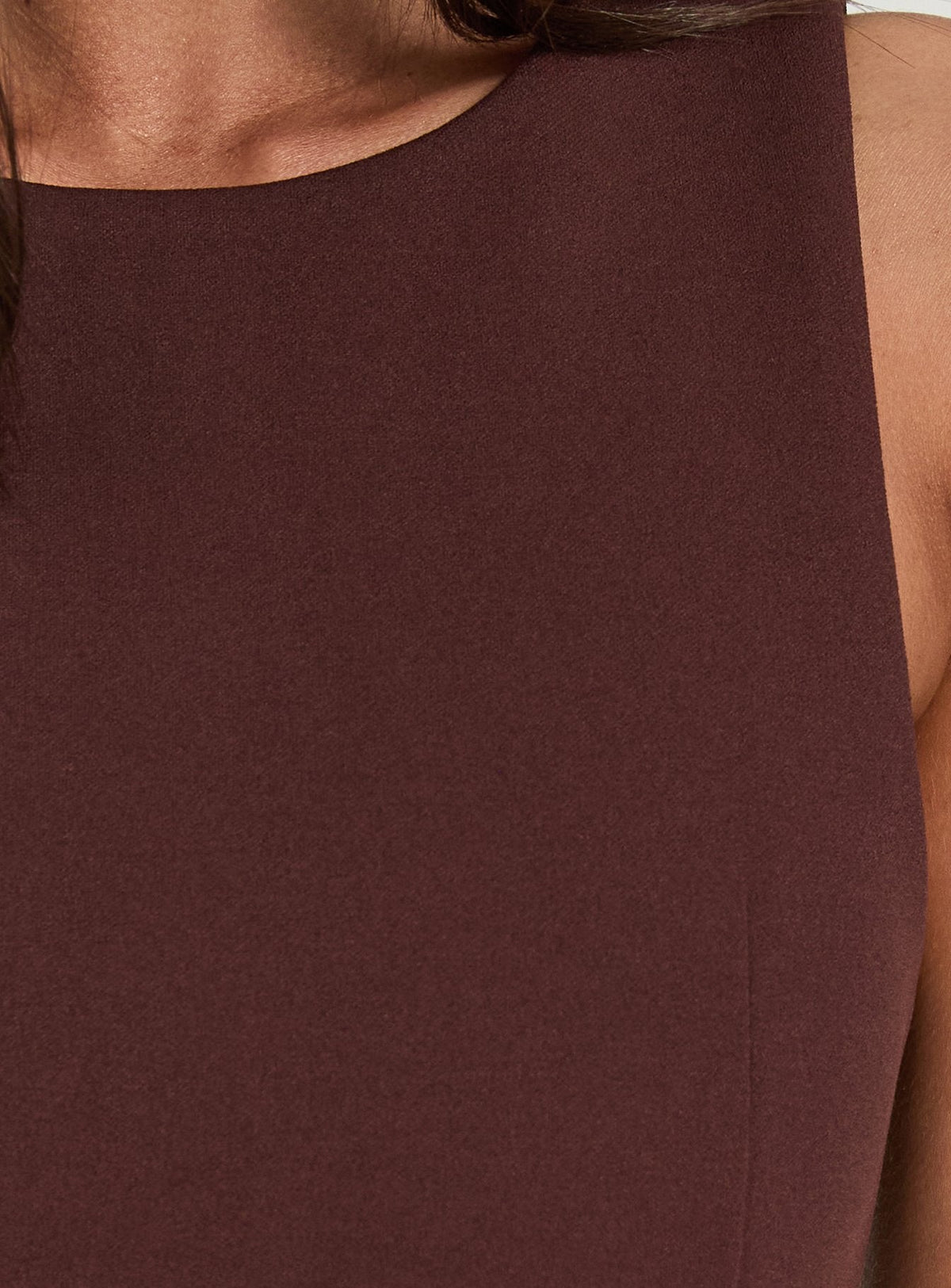 #NOVERA - Vestido Mini Anse Chocolate -