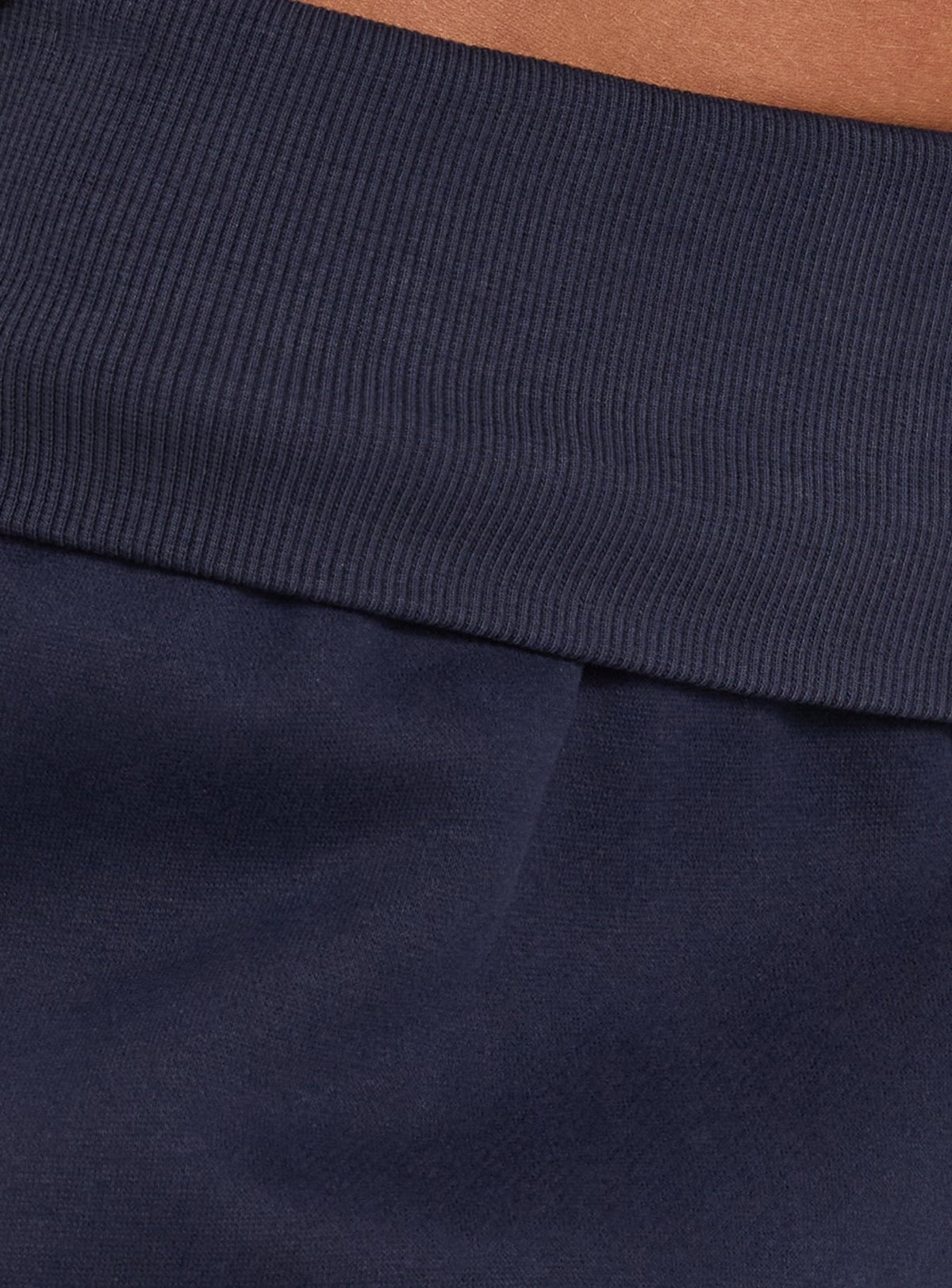 #NOVERA - Pantalón de Chándal Lockie Azul Marino con Cintura Doblada Baggy -