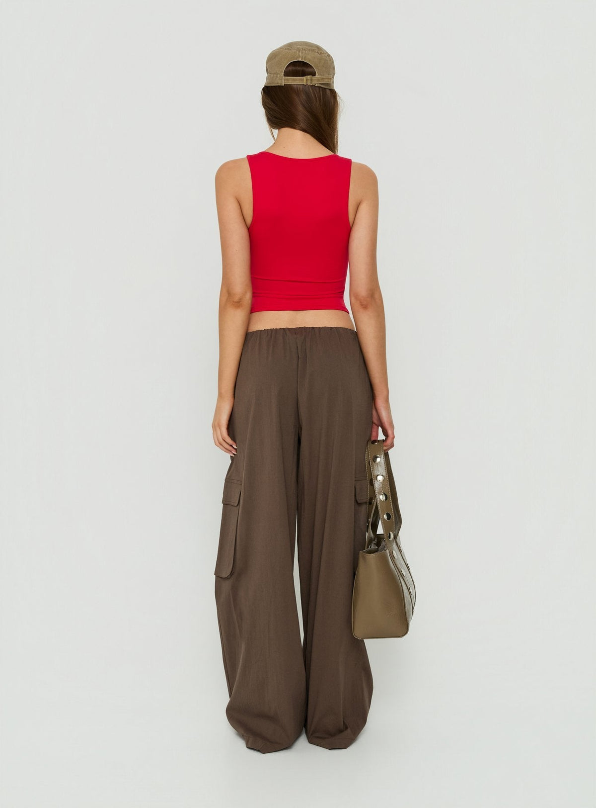 #NOVERA - Pantalón Lunea Marrón Cargo -