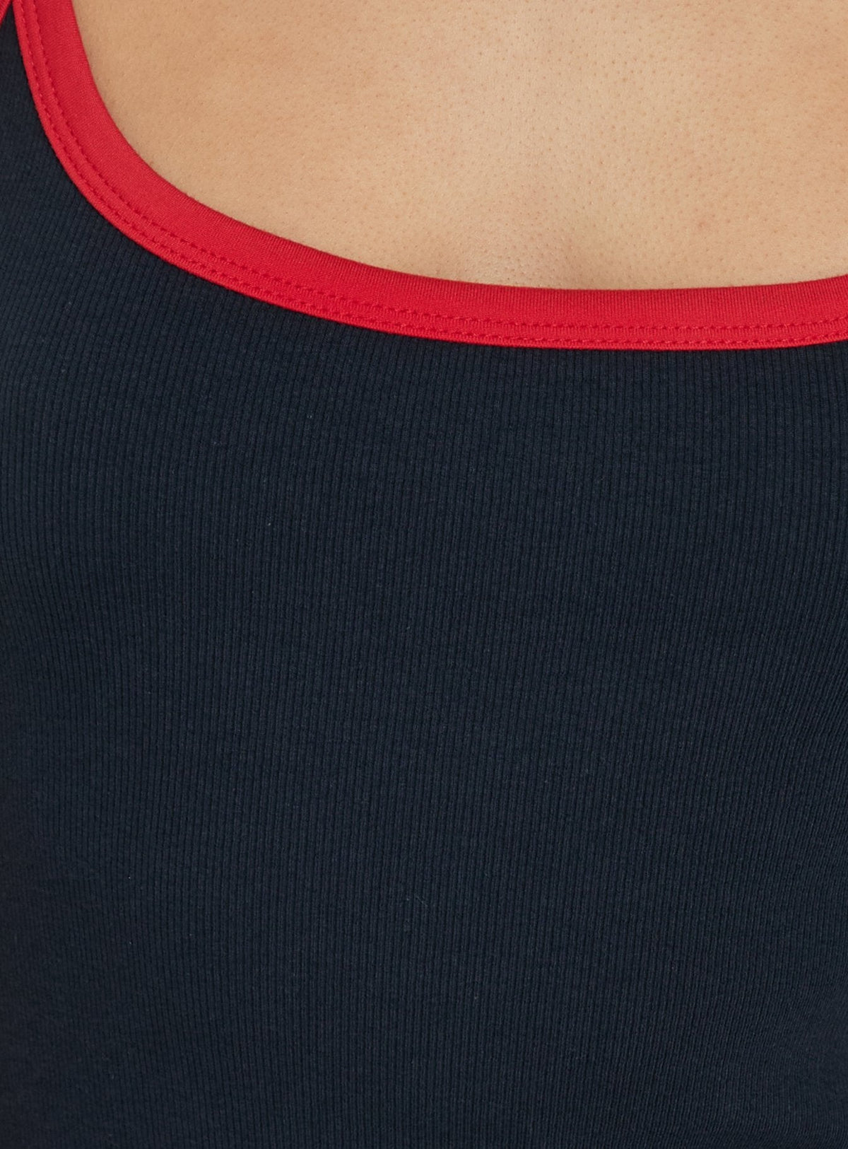 #NOVERA - Vestido Mini Giorgetta Azul Marino y Rojo -