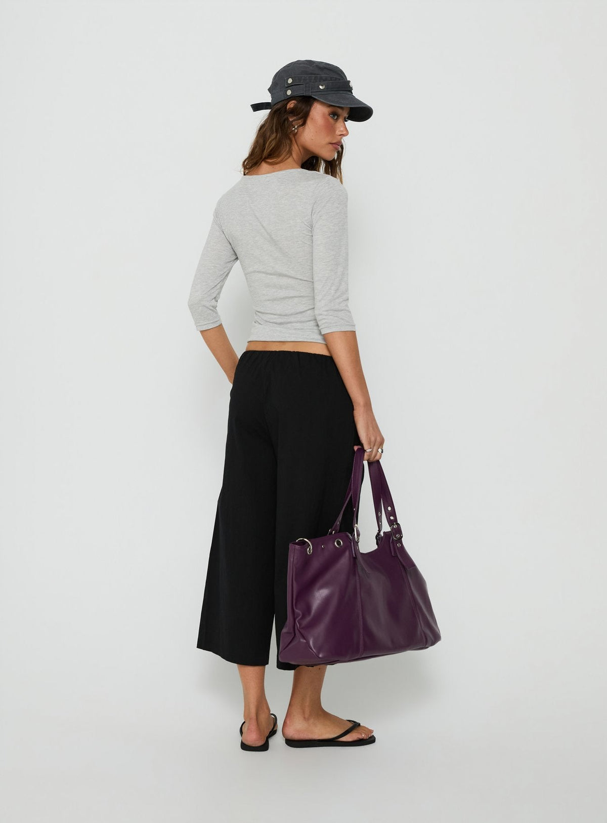 #NOVERA - Pantalón Lunea Negro Tobillero -