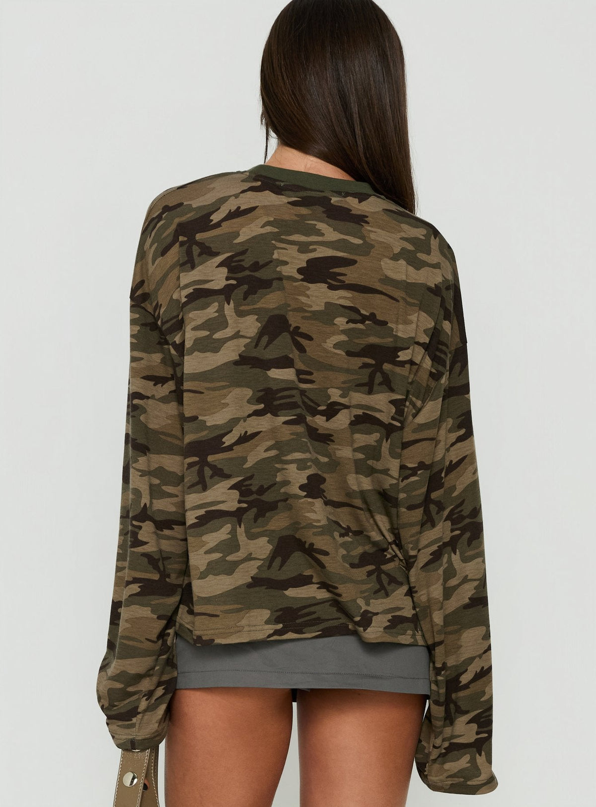 #NOVERA - Top Diana Camuflaje de Manga Larga -